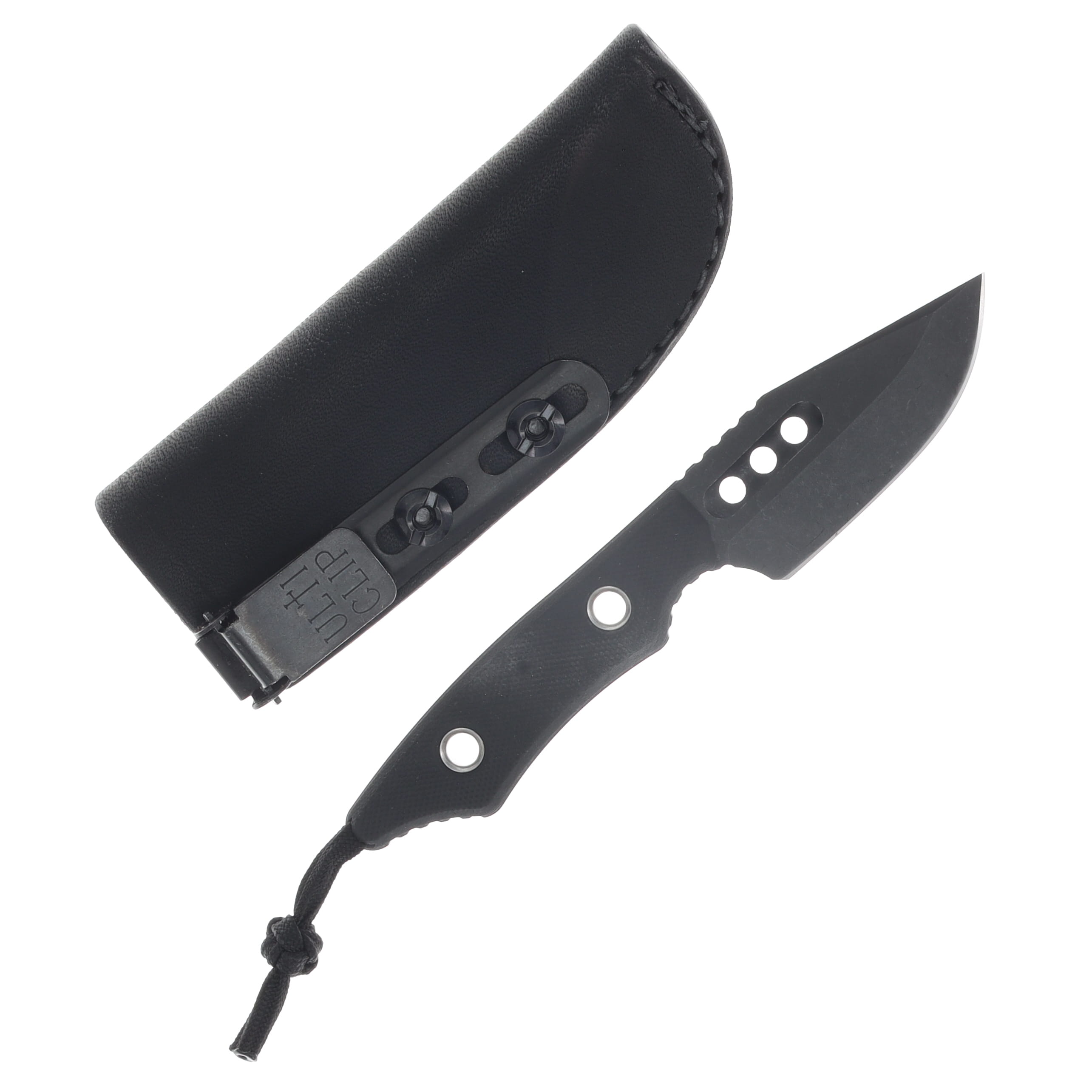 Heretic Kobold Fixed Blade Knife Battleworn Black MagnaCut/Black G-10 H065-8A-BLK-G10 View 2