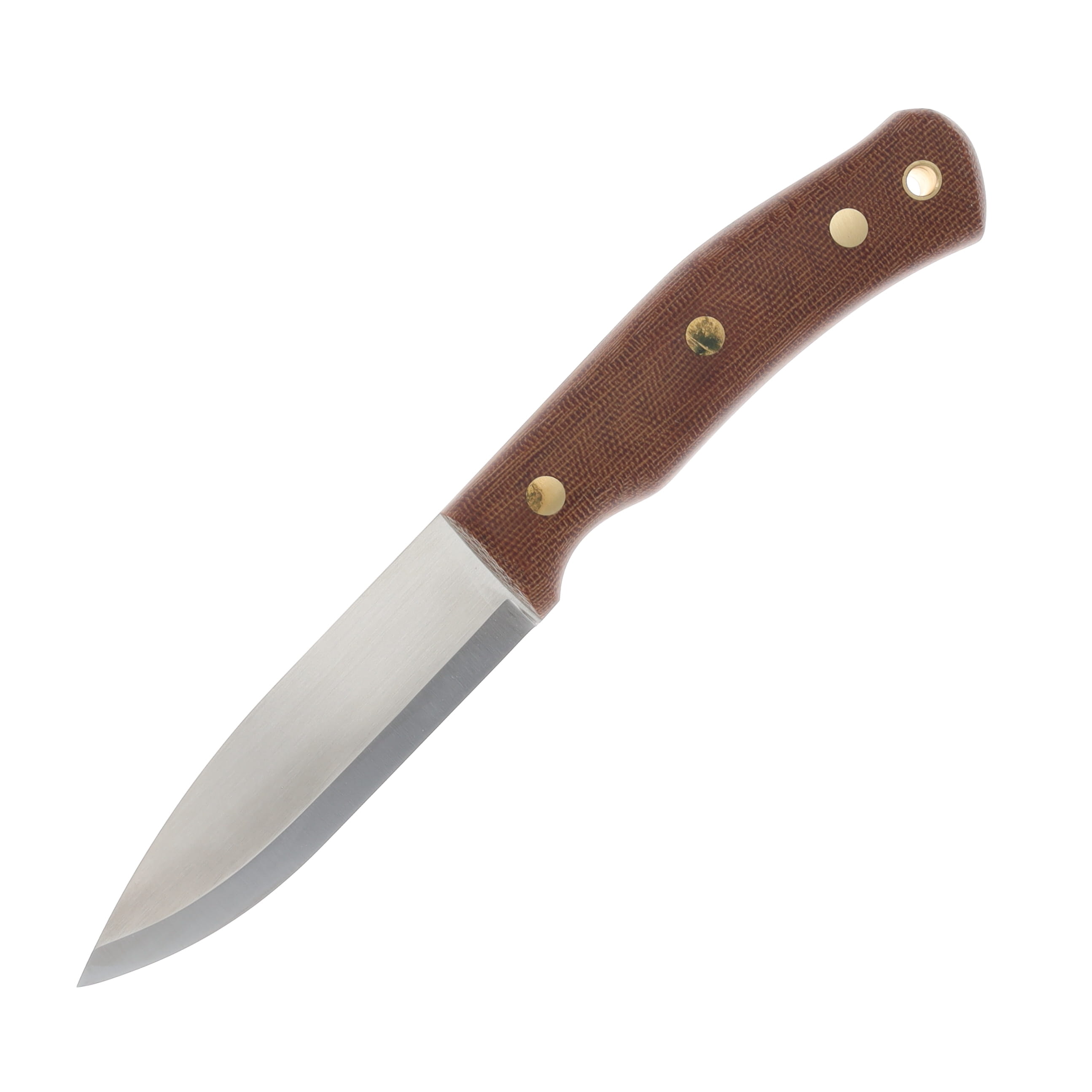 Casstrom No 10 SFK Fixed Blade Natural Canvas Micarta Handle W/ Sheath CI13150 View 3