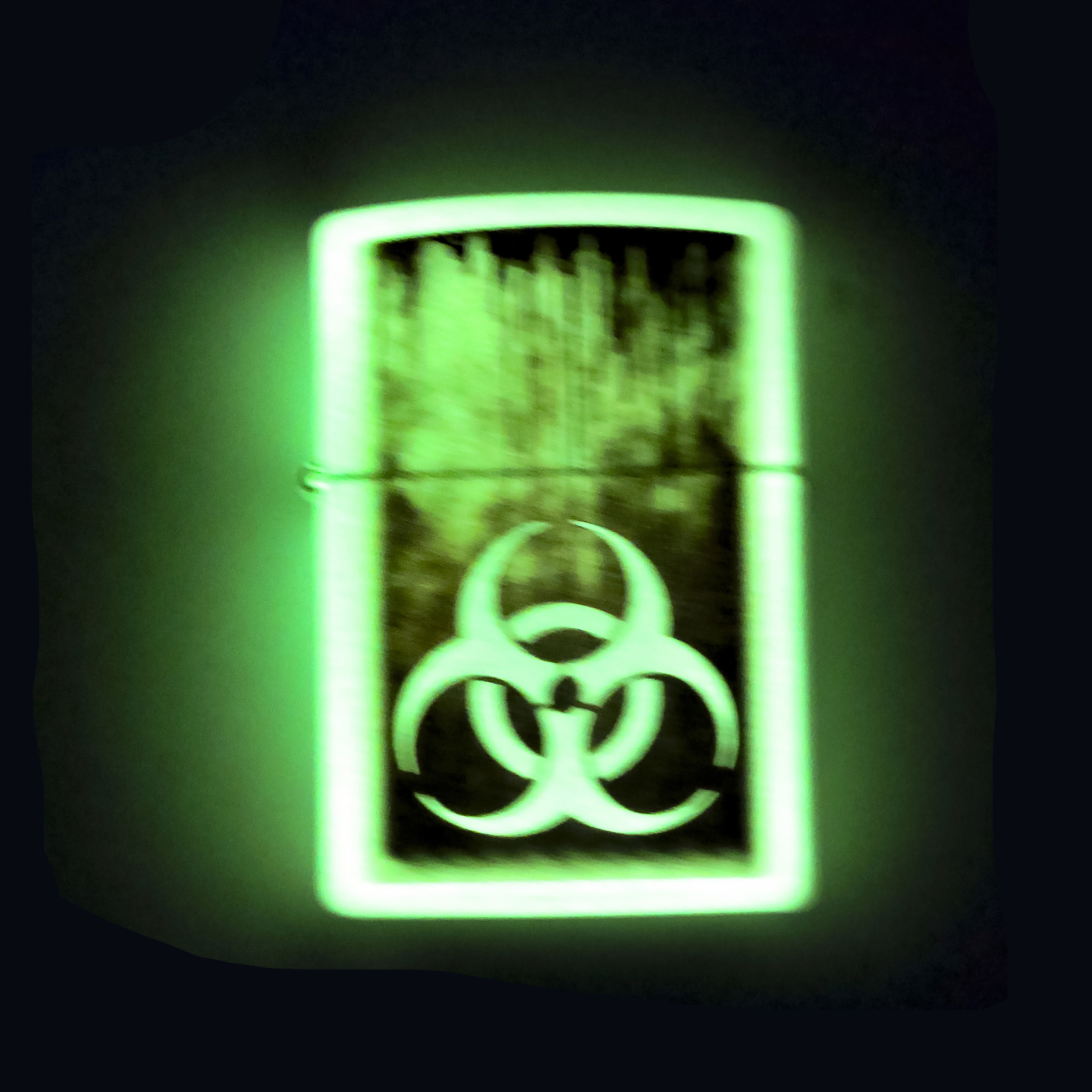 Zippo SMKW Exclusive BioHazard Glow-N-Dark Lighter ZP129661 View 5