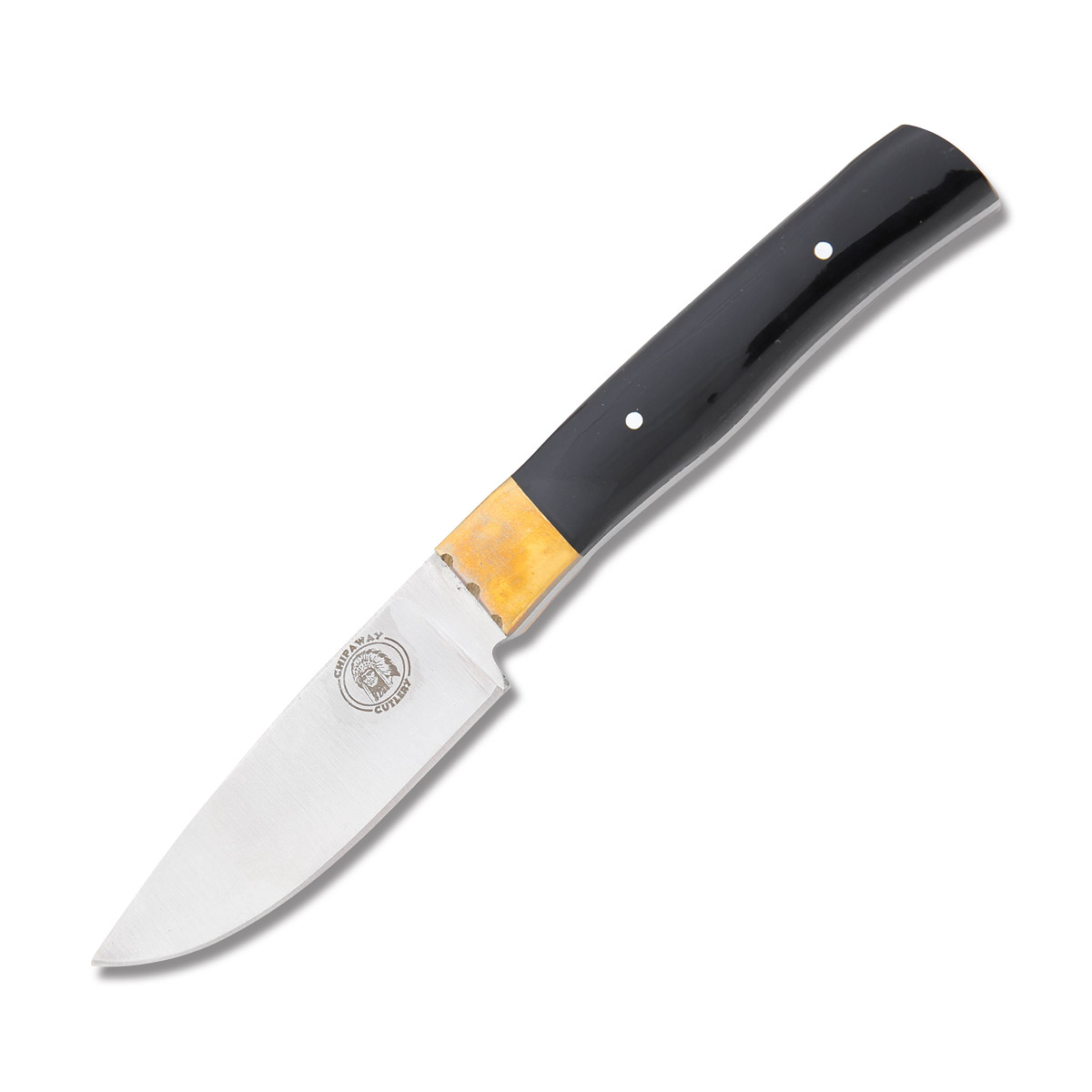 Frost Cutlery Chipaway Cutlery Black Buffalo Hunter Fixed Blade Knife FRCW986BH View 2