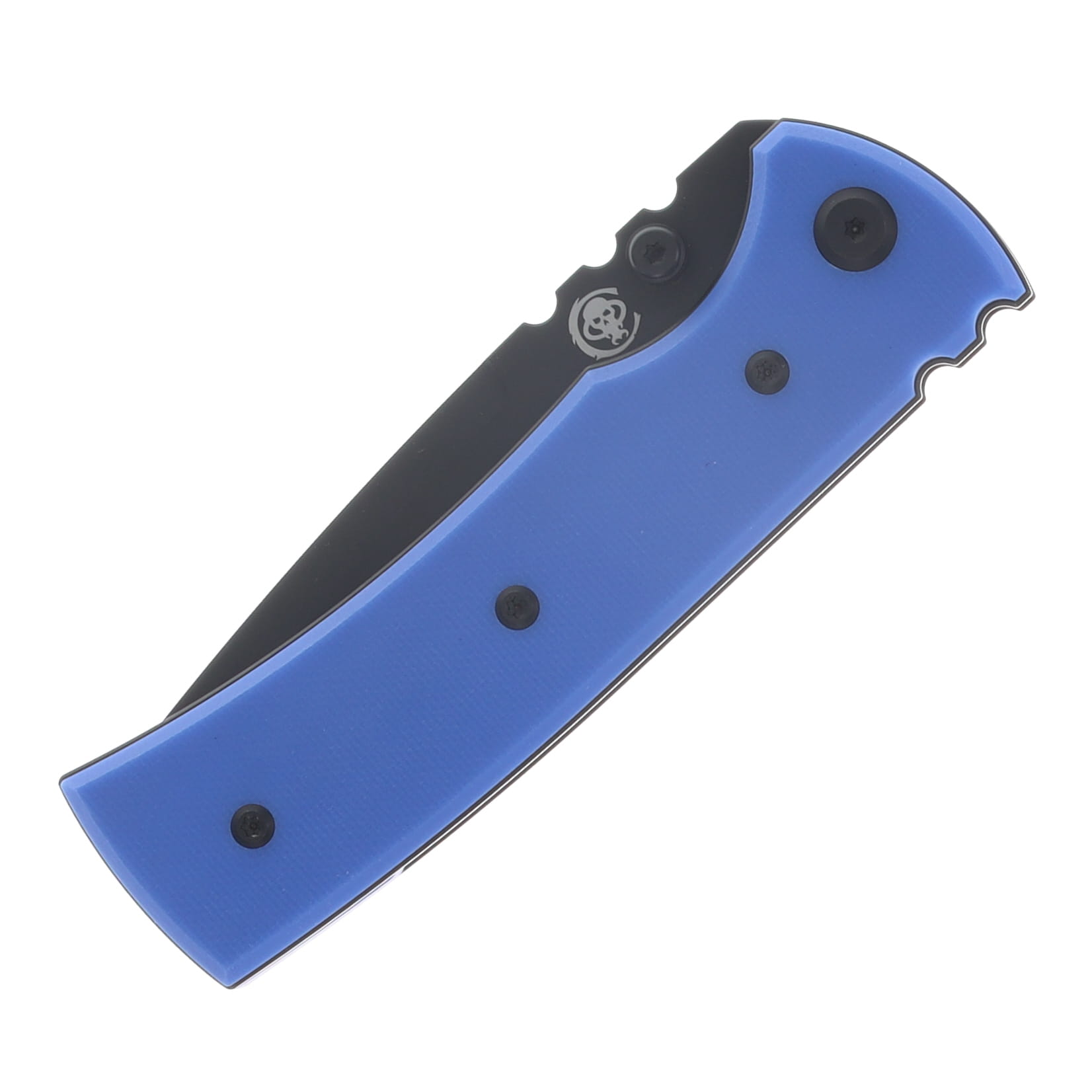 Chaves Redencion 229 Blue Label Linerlock Folding Knife PVD Drop Point/Blue G-10 CK-1A2-1C2A-4C1-5F View 6