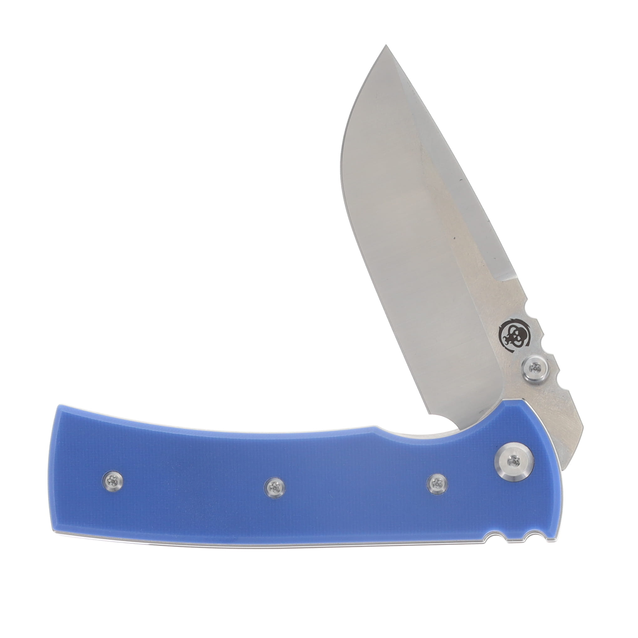 Chaves Redencion 229 Blue Label Linerlock Folding Knife Satin Drop Point/Blue G-10 CK-1A2-1B2A-1C0-5F View 3