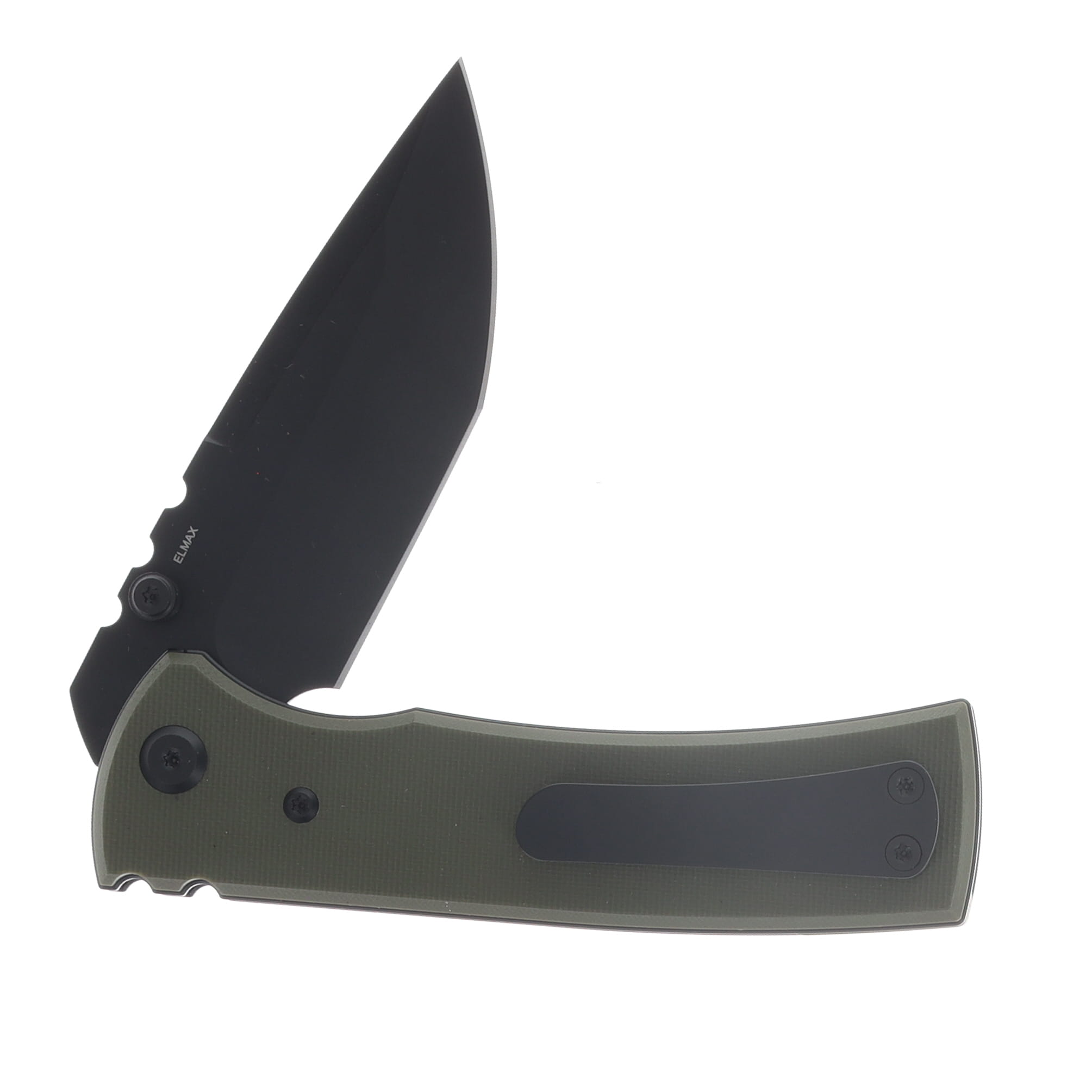 Chaves Scapegoat 229 Blue Label Linerlock Folding Knife PVD Spear Point/OD Green G-10 CK-1A2-2C2A-4C1-2F View 4