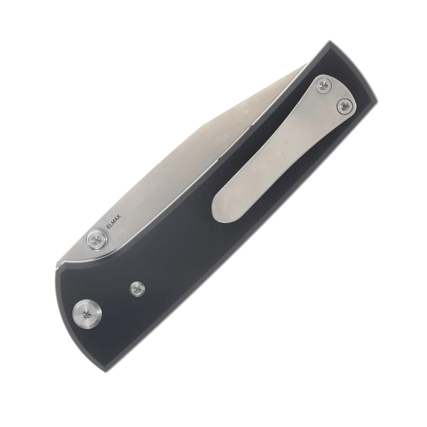 Chaves Scapegoat 229 Blue Label Linerlock Folding Knife Satin and Stonewash Spear Point/Black G-10 CK-4A2-10B2A-1C0-1F View 6