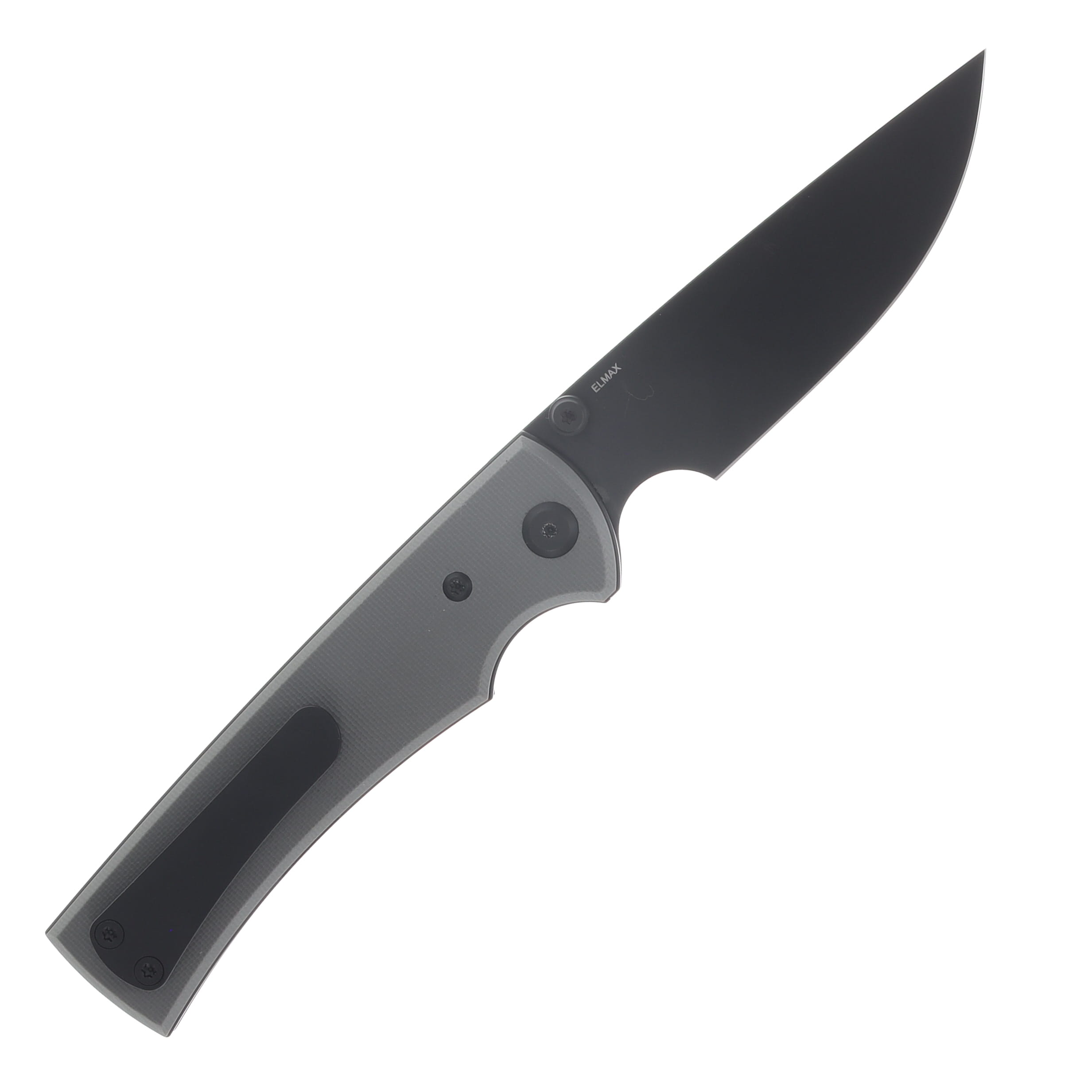 Chaves Liberation Street 229 Blue Label Linerlock Folding Knife PVD Drop Point/Charcoal Gray G-10 CK-2A2-1C2A-4C1-15F View 2