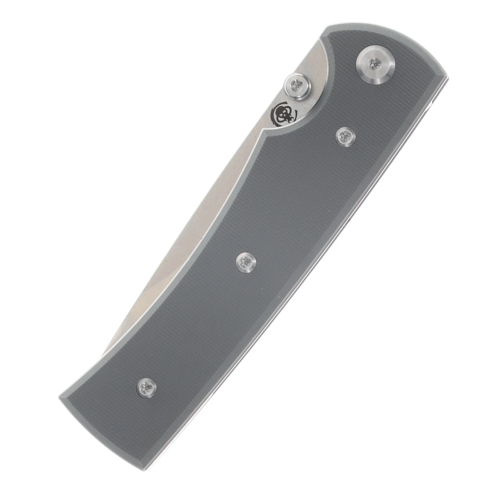 Chaves Liberation Street 229 Blue Label Linerlock Folding Knife Satin and Stonewash Drop Point/Charcoal Gray G-10 CK-2A2-1B2A-1C0-15F View 5