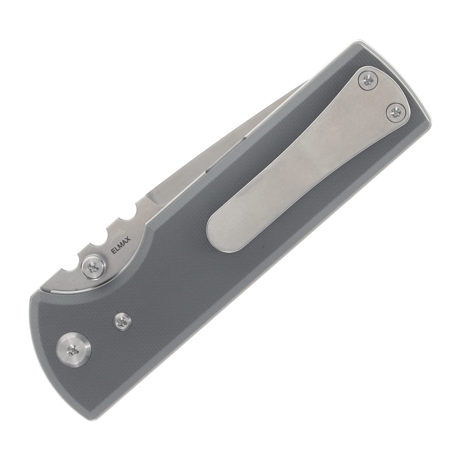 Chaves Blue Label N.T.A.K. Linerlock Folding Knife Satin and Stonewash Drop Point/Charcoal Gray G-10 CK-1D2-1B2A-1C0-15F View 5