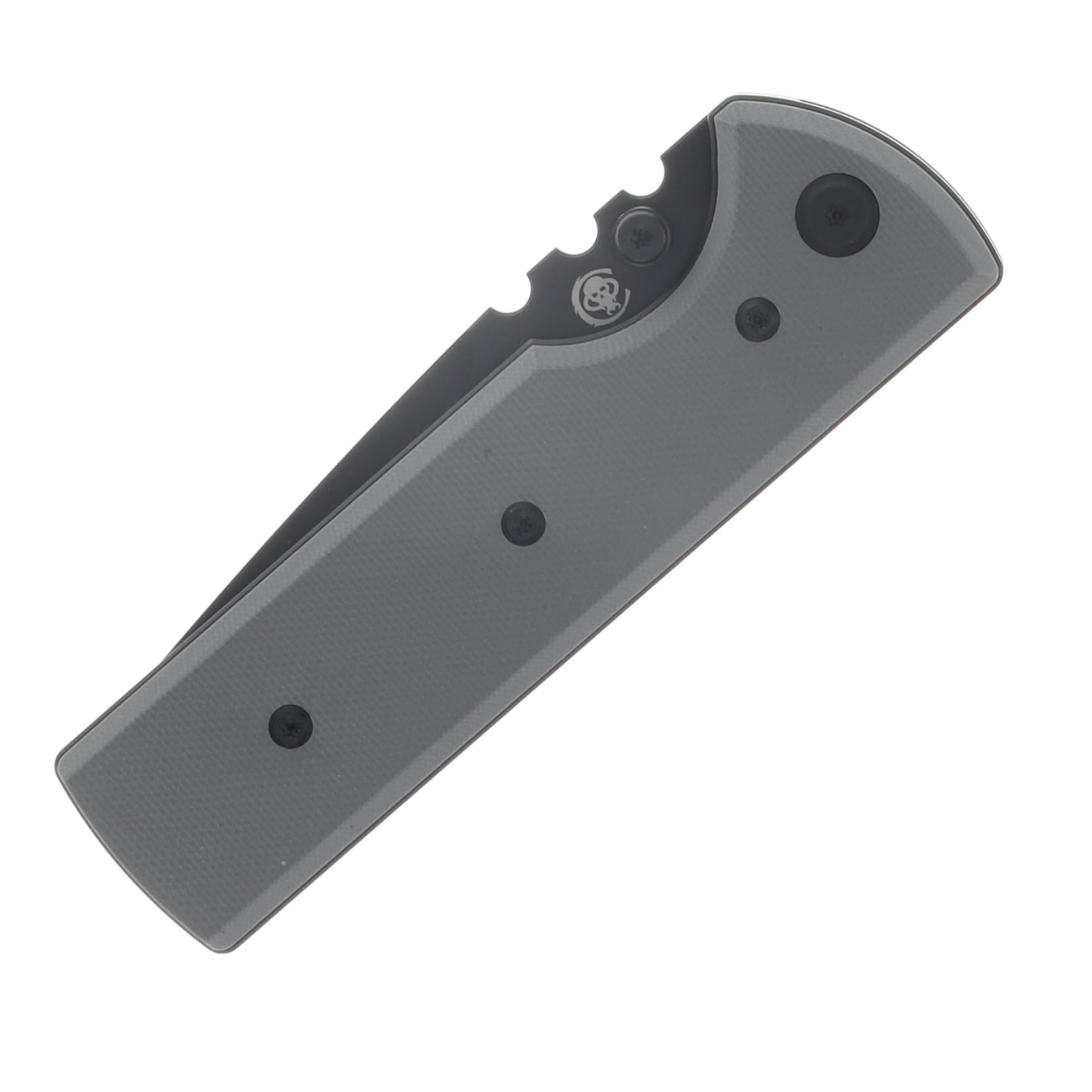 Chaves Blue Label N.T.A.K. Linerlock Folding Knife PVD Tanto/Charcoal Gray G-10 View 6