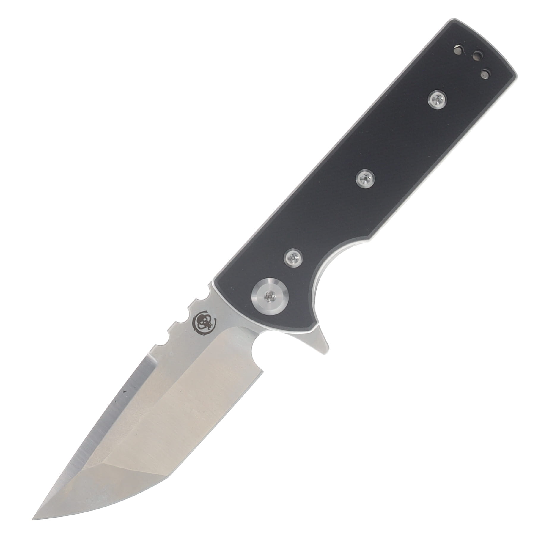 Chaves Redencion Blue Label Linerlock Folding Knife Satin Tanto/Black G-10 CK-1C2-2B2A-1C0-1F View 1