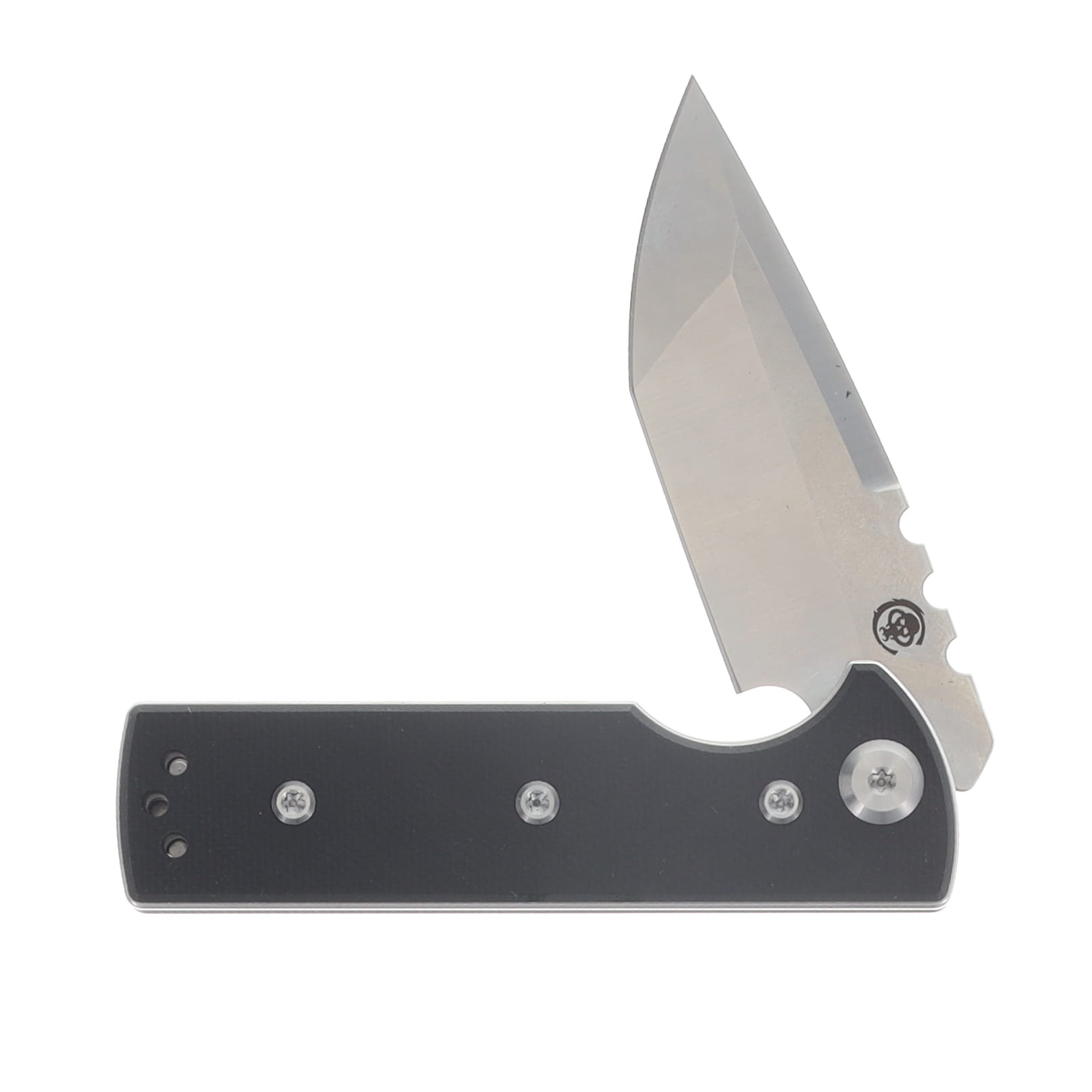 Chaves Redencion Blue Label Linerlock Folding Knife Satin Tanto/Black G-10 CK-1C2-2B2A-1C0-1F View 3