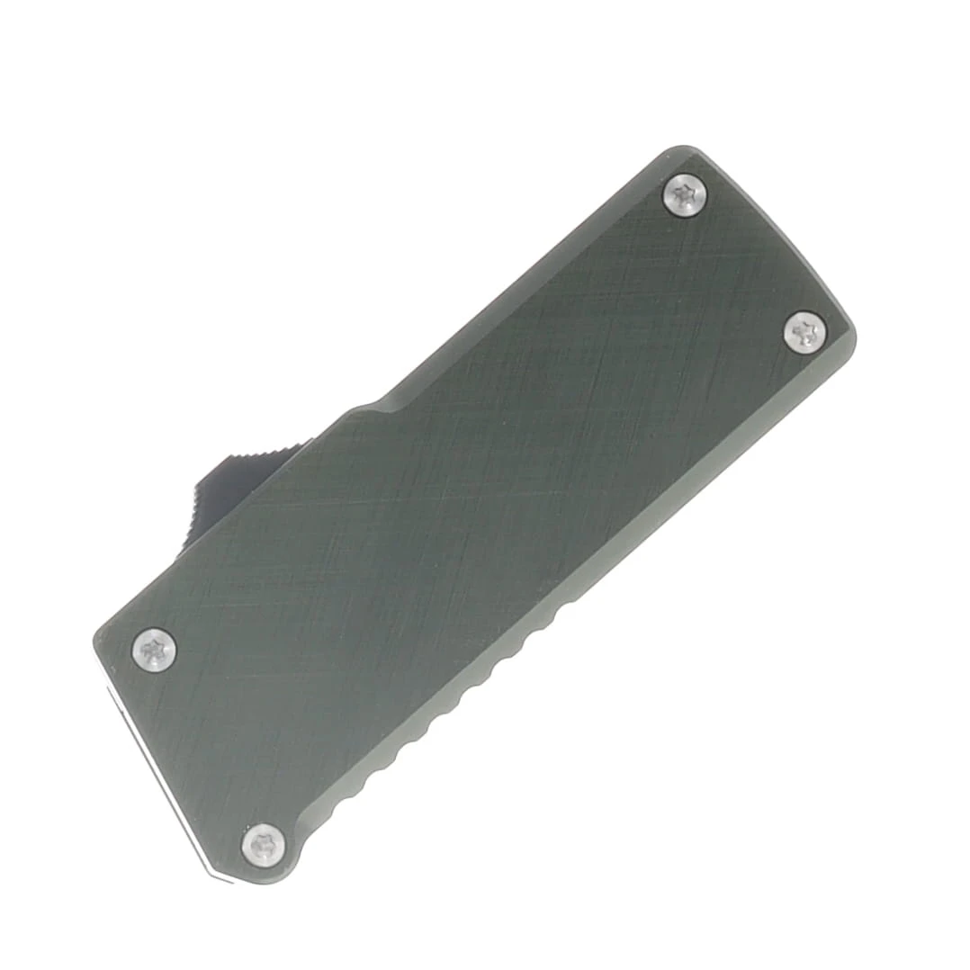 Chaves CHUB Automatic Utility Knife Stonewash/Green Aluminum CK-8C11-5F6F-3D3 View 3