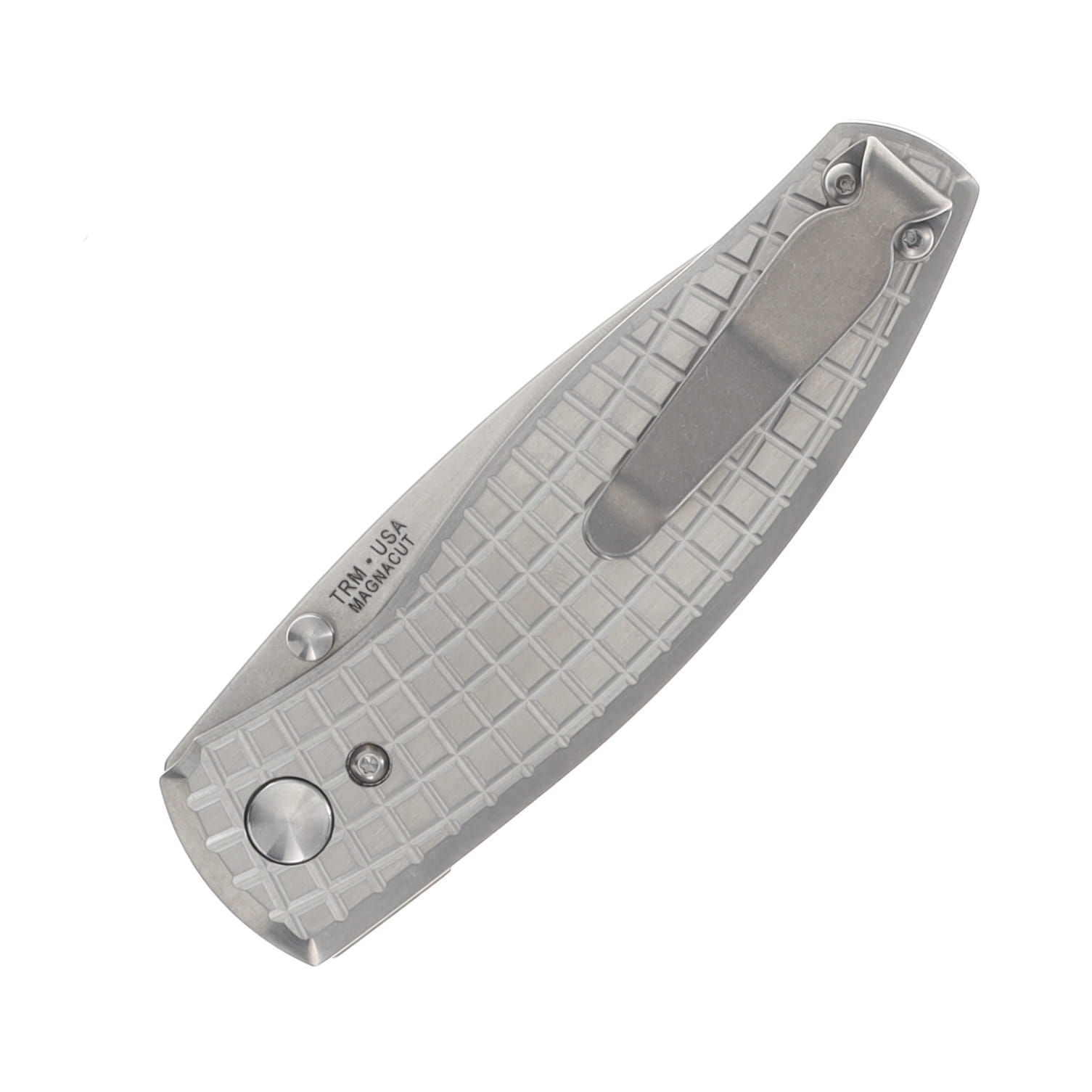 TRM NEUTRON 2 Linerlock Folder MagnaCut Blade Frag Titanium Flat Handle DLR-N2-TI-FRAG View 6