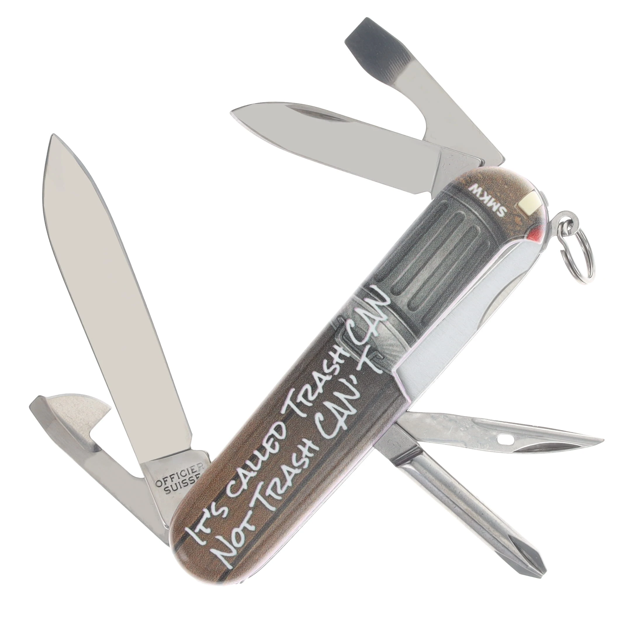 Victorinox SMKW Exclusive Tinker Swiss Army Knife Trash Panda Trash Can't V261204 View 2