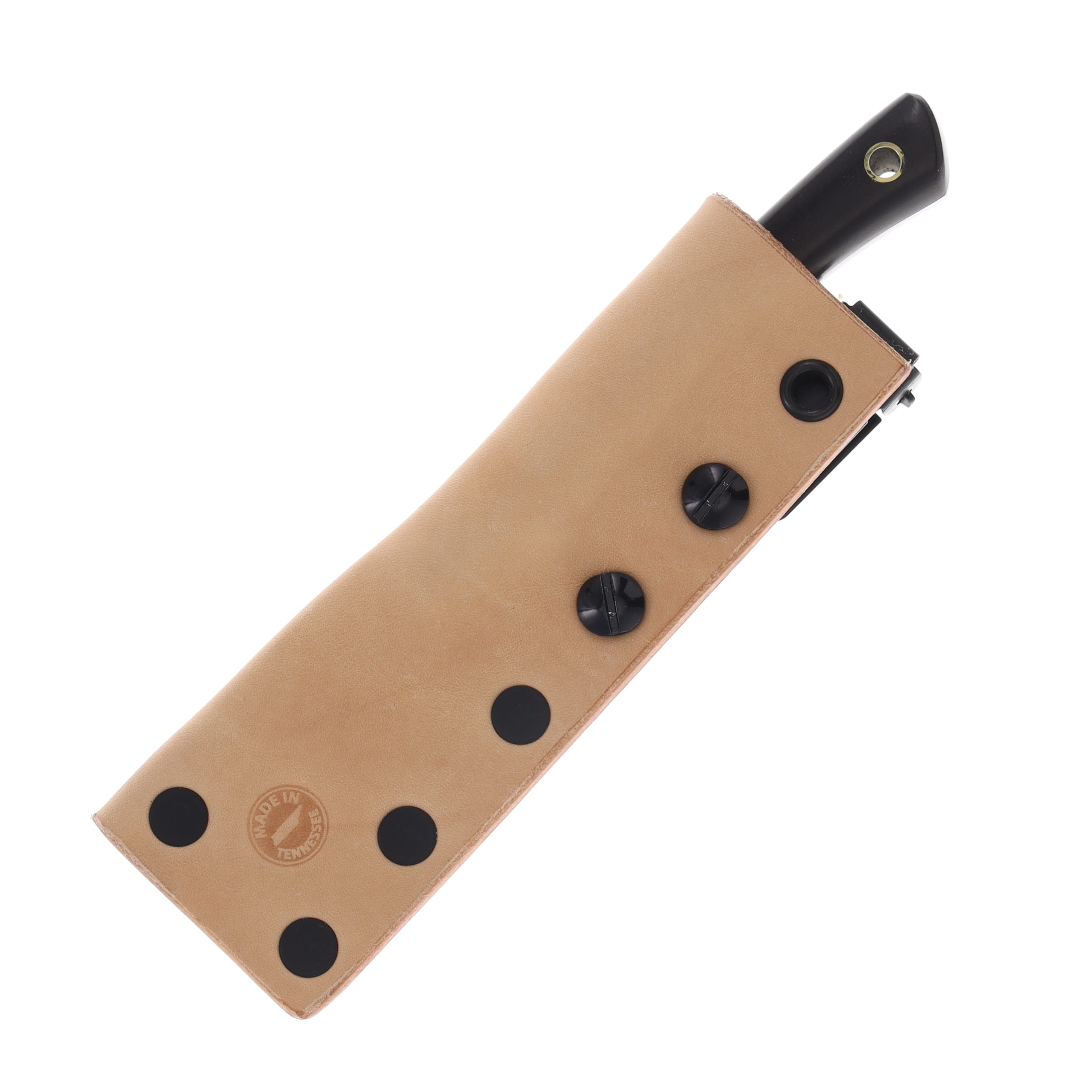 Lishen Knives Northern Scalpel Fixed Blade Desert Ironwood Handle Mosaic Pins LKNSADIWHMP View 4