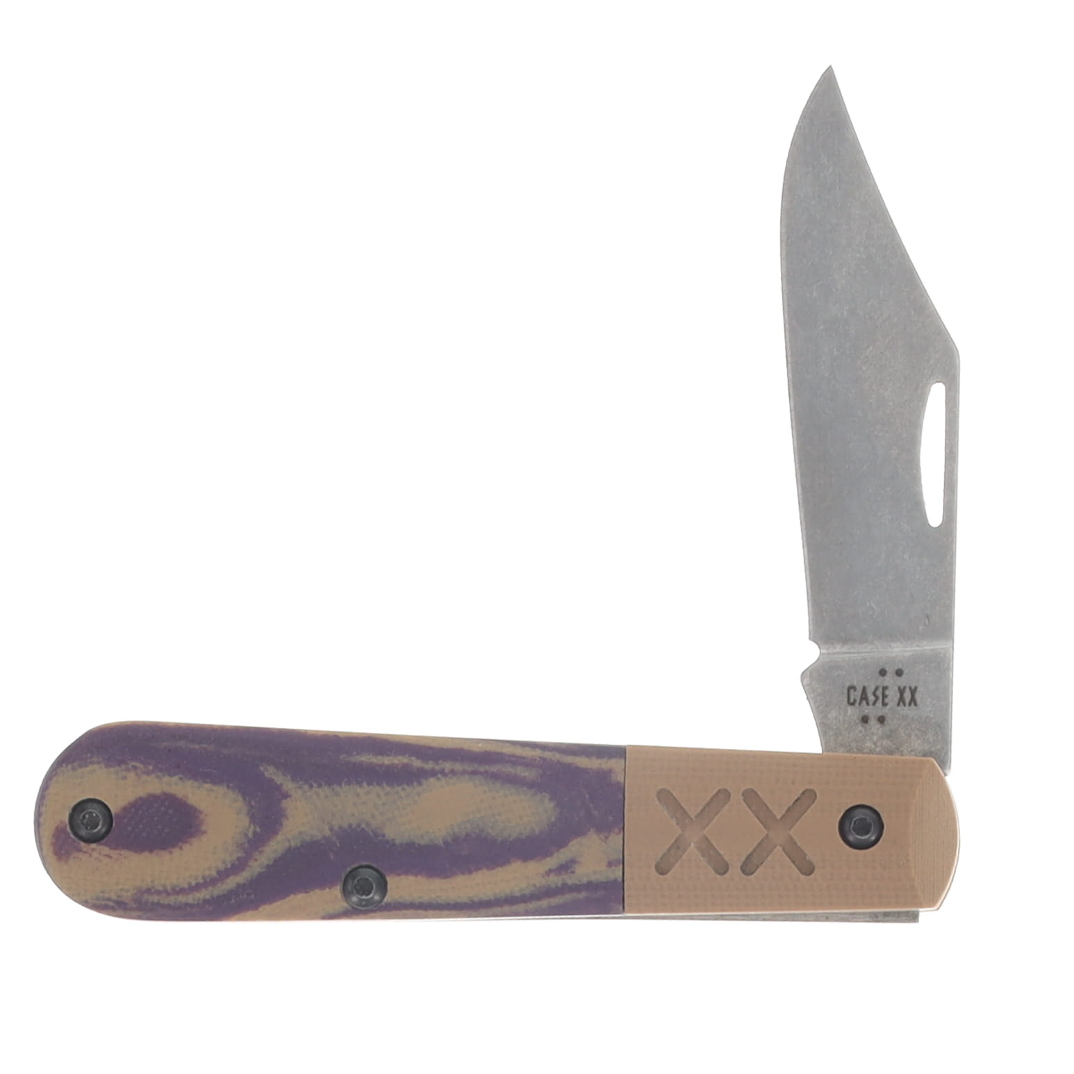 Case SMKW Exclusive Crossroads PB&J XR Barlow Folding Knife CA44559 View 3