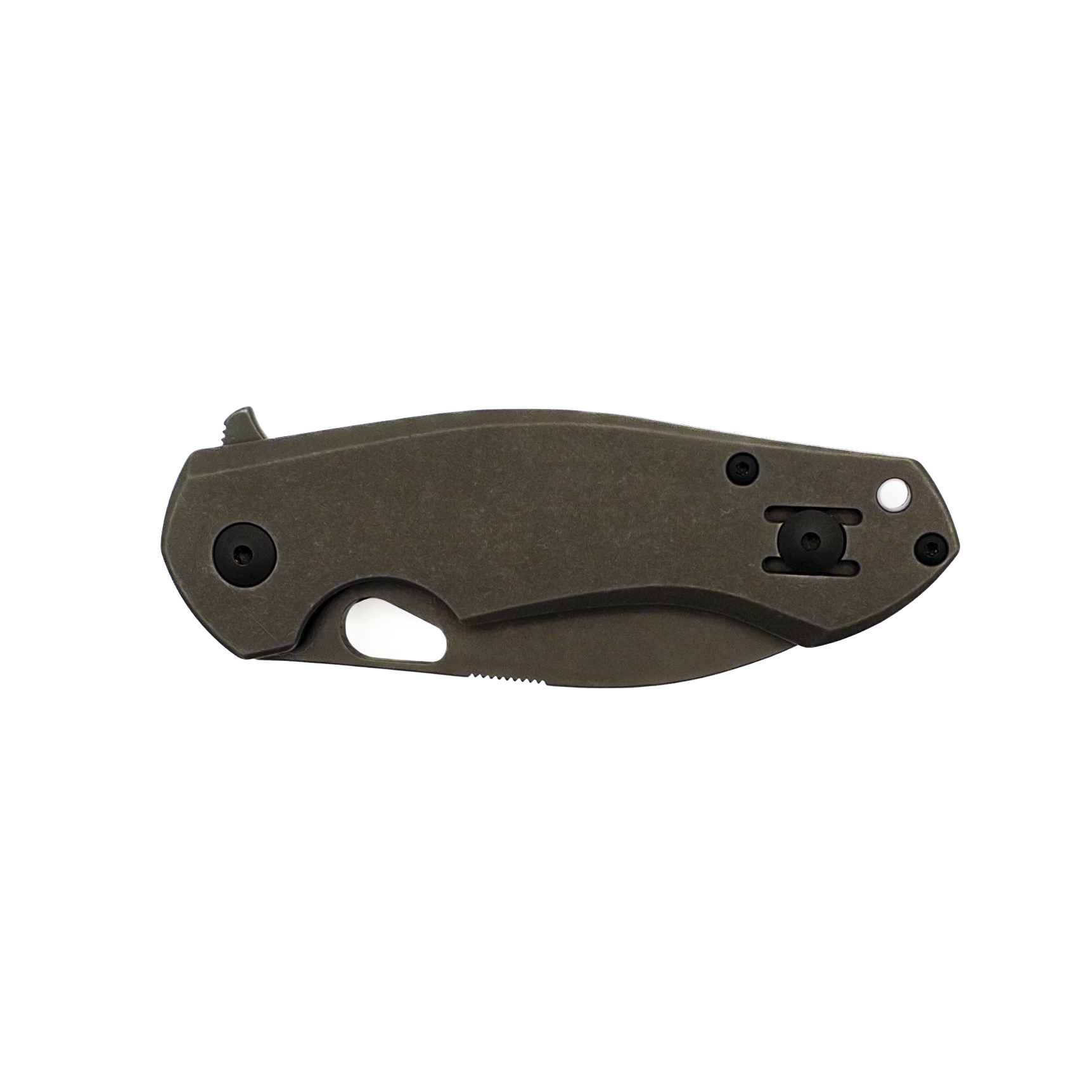 Giantmouse Ace Biblio Folding Knife Blackout PVD Blade Titanium Handle BIBLIO-TI-FRAME-LOCK View 3