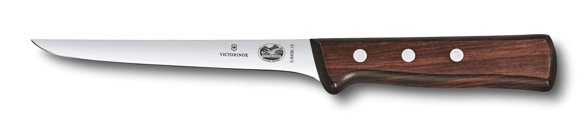 Victorinox Boning, 6" straight, narrow, stiff blade, wood handle  Wood                                  *Bulk* View 1