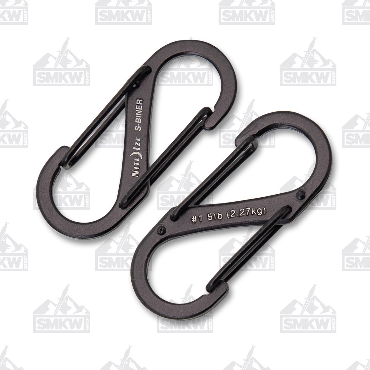 Nite Ize S-Biner Dual Carabiner Black 2 Pack NI08373 View 1
