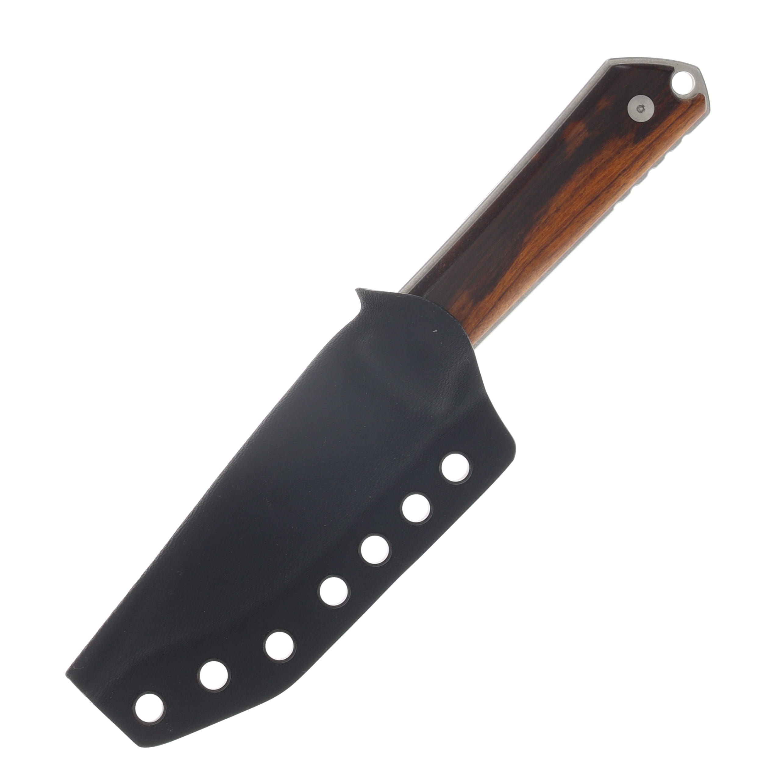 Boker Kiboku Fixed Blade Iron Wood Handle RWL 34 Steel Drop Point Blade BK120574 View 3