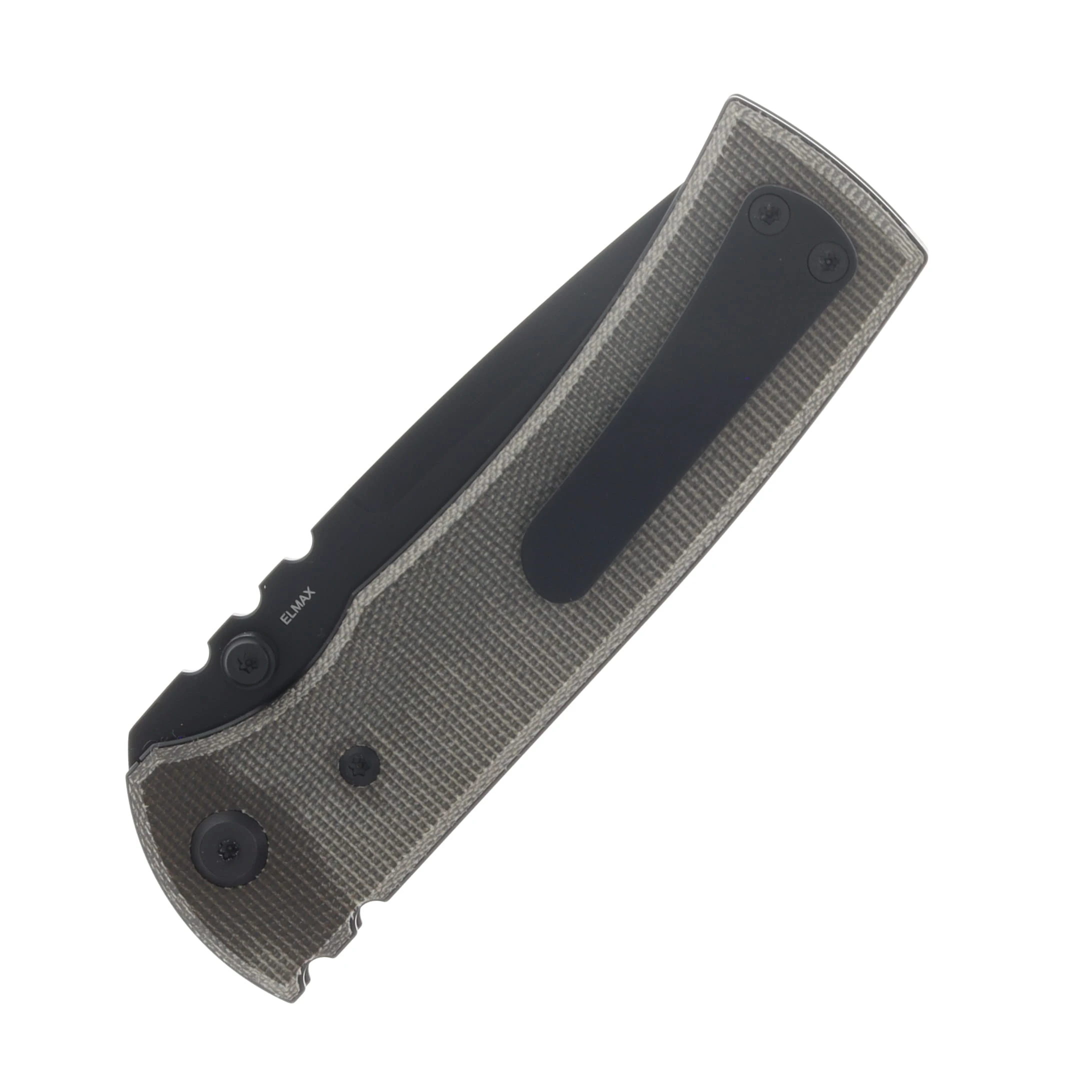 Chaves Redencion 229 Folder Green Micarta Handle Elmax Blackout Drop Point Blade CK-1A2-1C2A-4C1-2B View 6