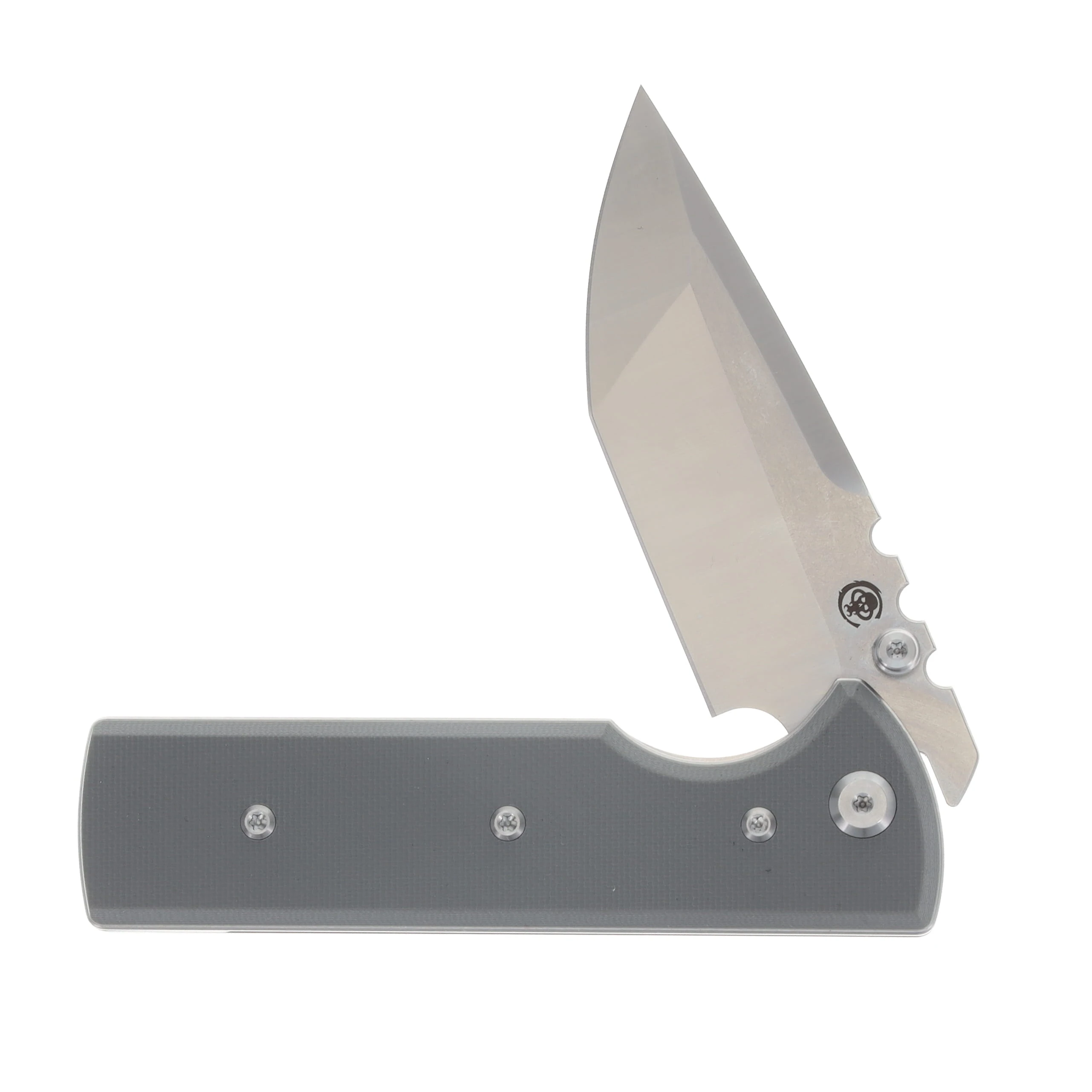 Chaves N.T.A.K. Redencion Folder Charcoal Gray Handle Elmax Satin Tanto Blade CK-1D2-2B2A-1C0-15F View 3