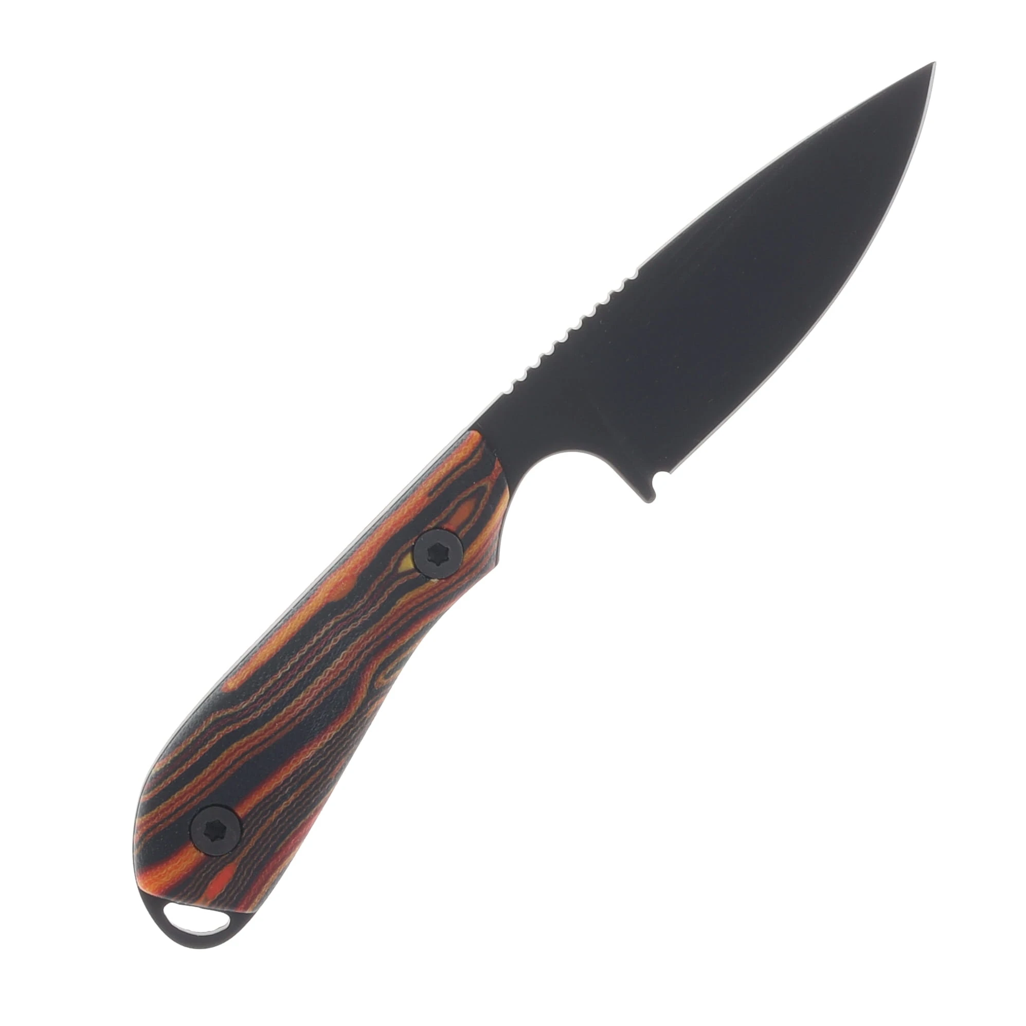 White River SMKW Exclusive Custom Model 1 Fixed Blade Knife Black PVD S90V/Nightfire G-Carta WRM1-GCRTNF View 4