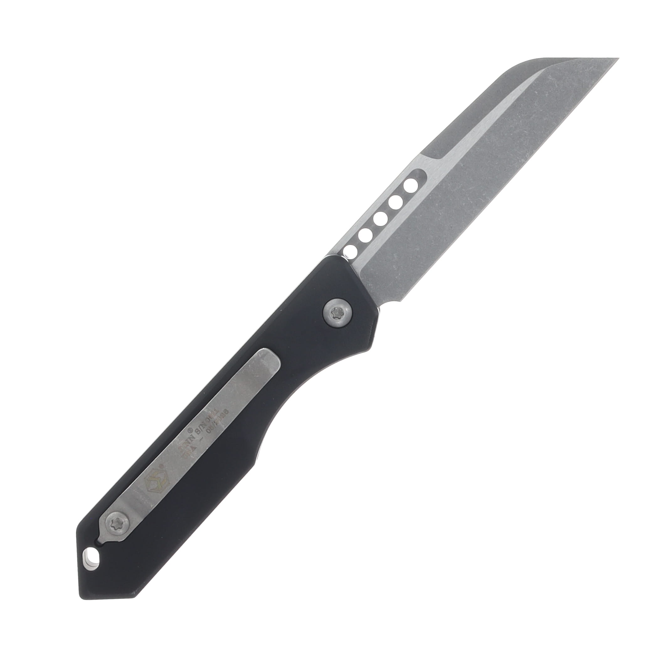 Heretic Jinn Automatic Knife Battleworn Blade/Black Chassis H113-5A View 2