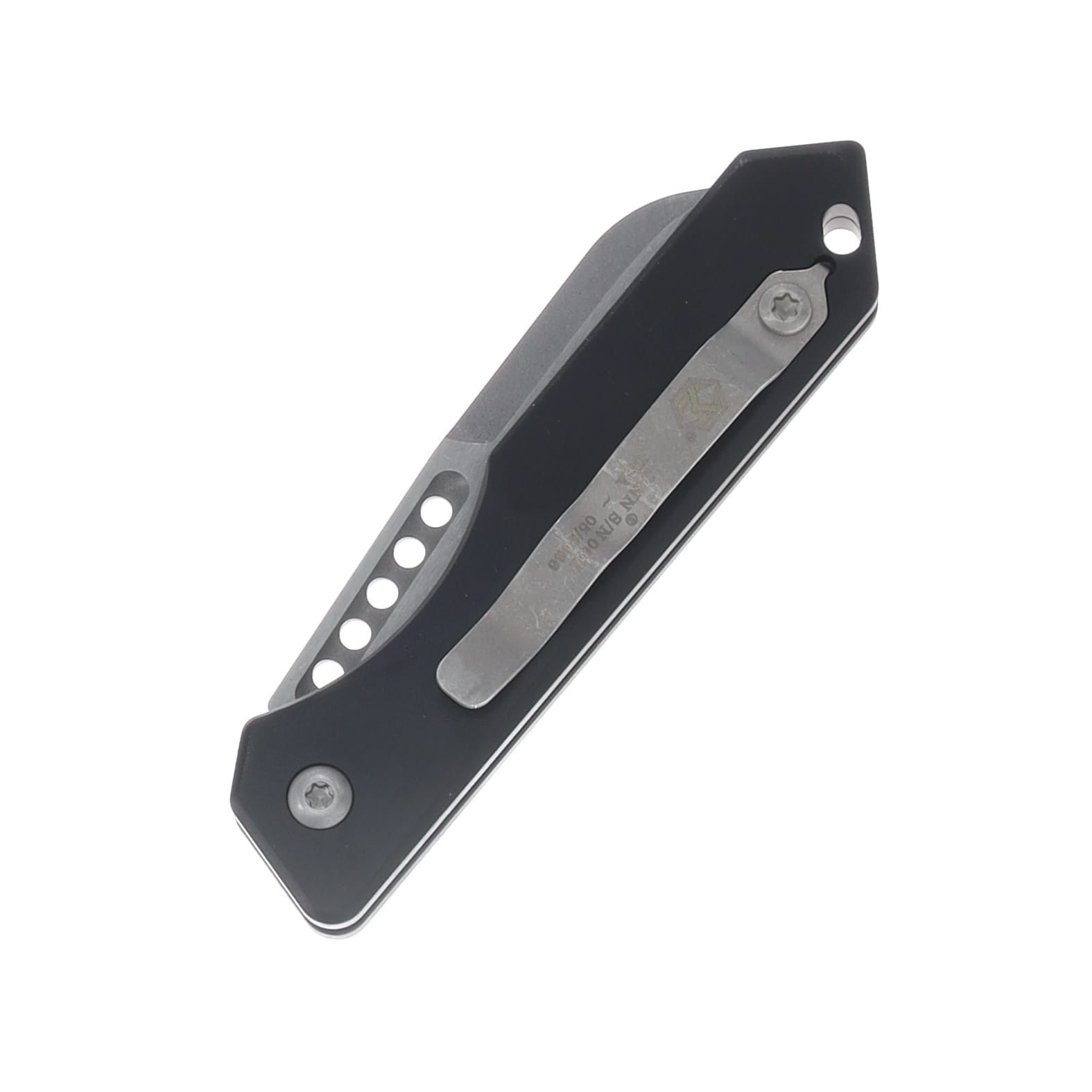 Heretic Jinn Automatic Knife Battleworn Blade/Black Chassis H113-5A View 4