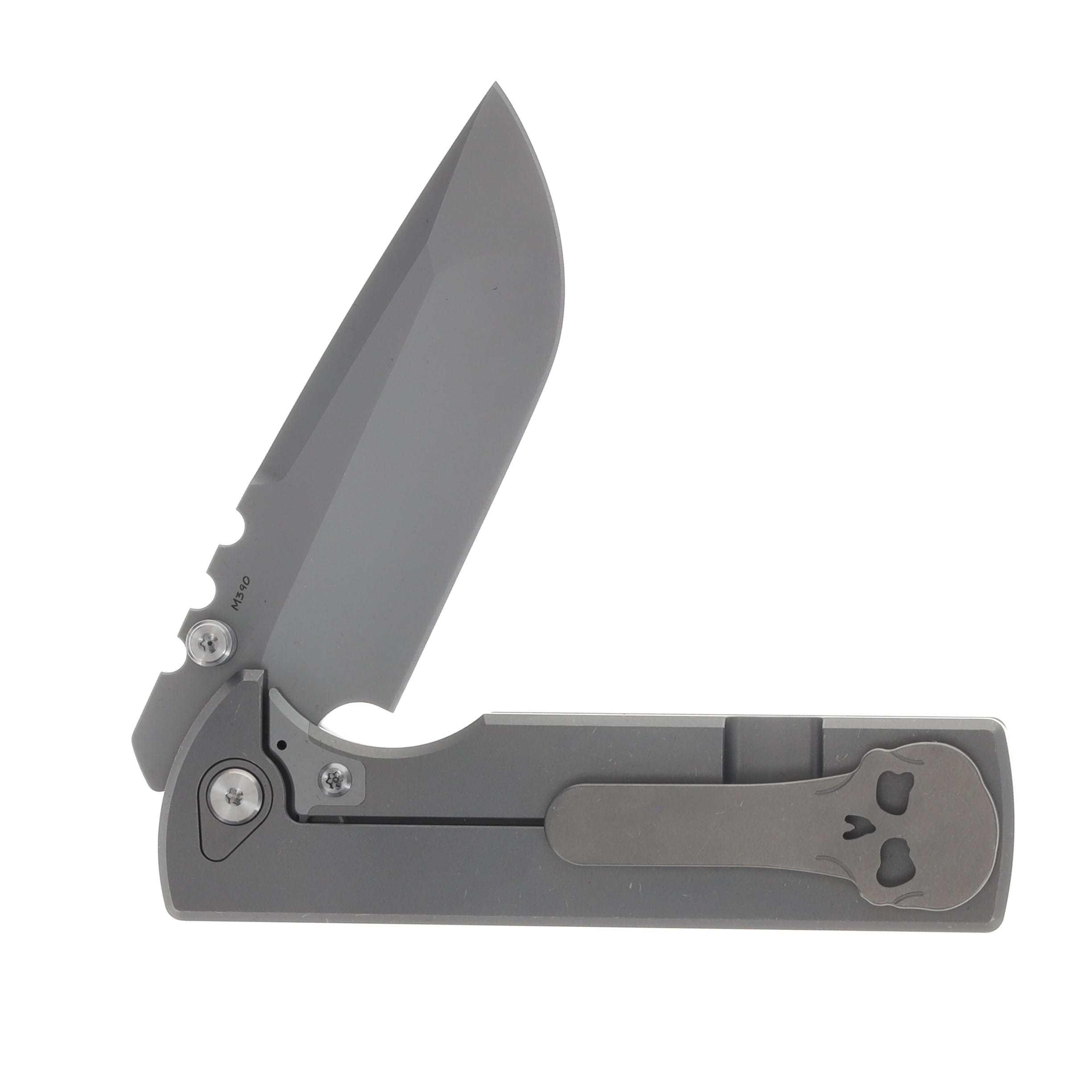 Chaves Knives N.T.A.K. 229 Magnetic Integral Framelock Folder Stonewash Drop Point CK-1D1-1B1A-1A0! View 4