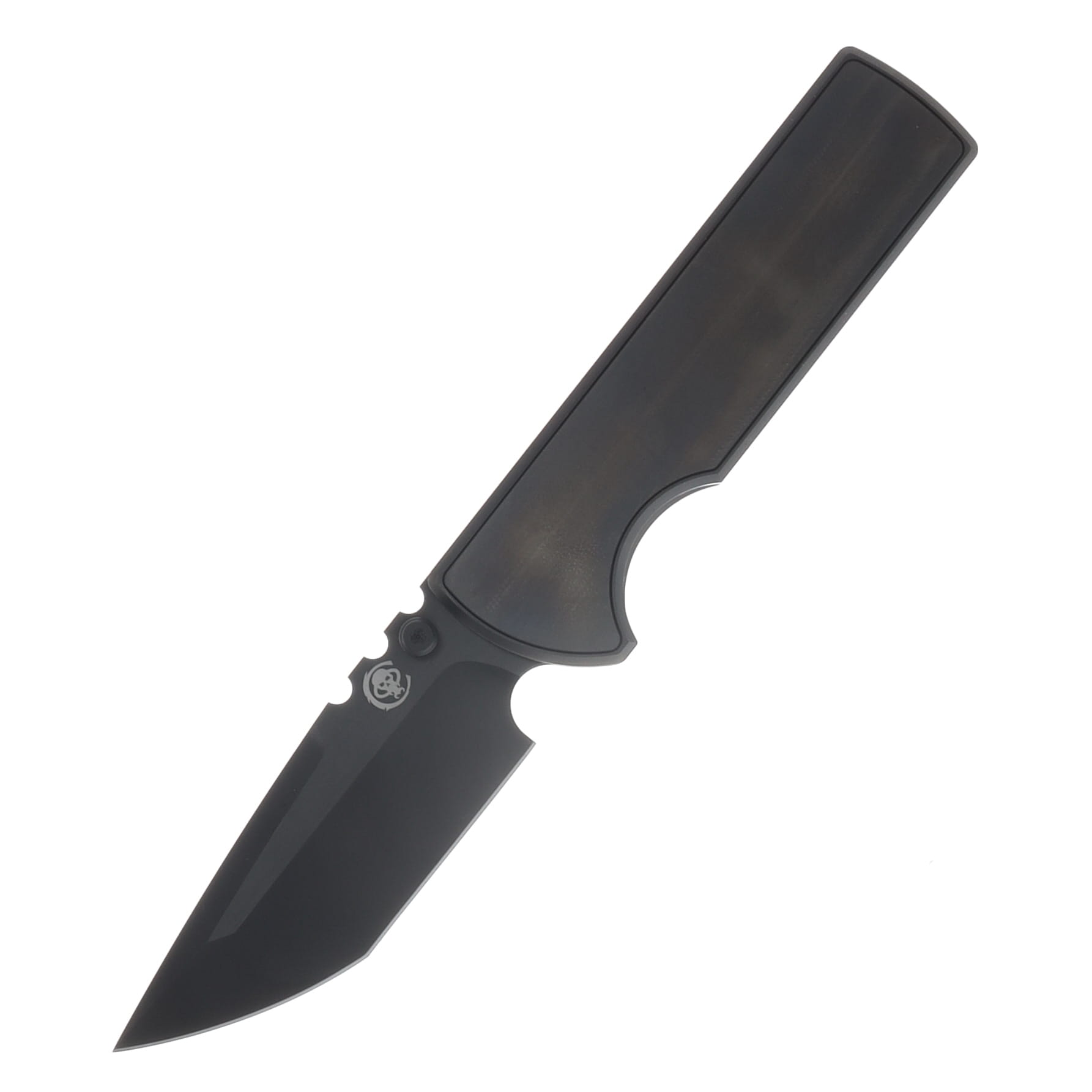 Chaves Knives N.T.A.K. 229 Magnetic Integral Framelock Folder Black PVD Tanto CK-1D1-2C1A-4A1! View 1