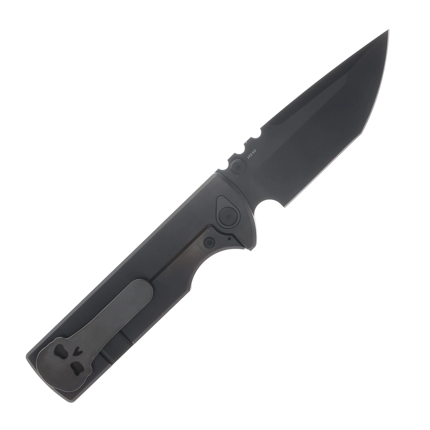 Chaves Knives N.T.A.K. 229 Magnetic Integral Framelock Folder Black PVD Tanto CK-1D1-2C1A-4A1! View 2