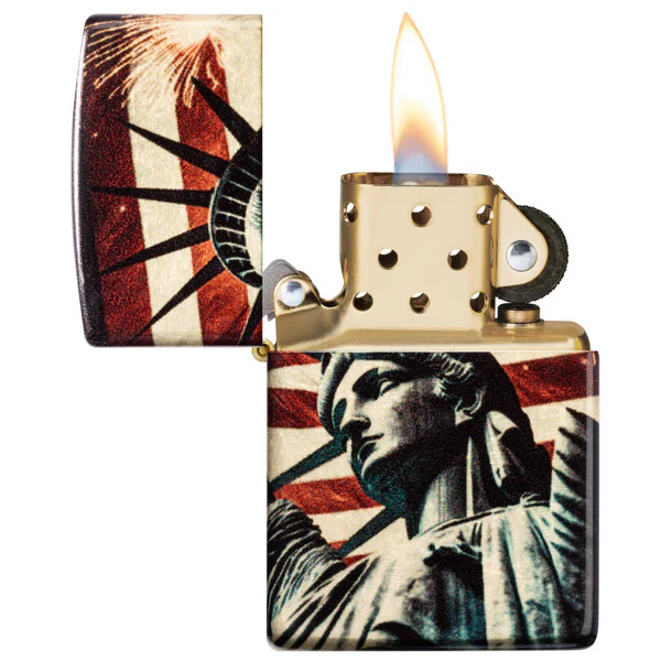 Zippo Spark of Liberty Design 540 Color ZP47186 View 2