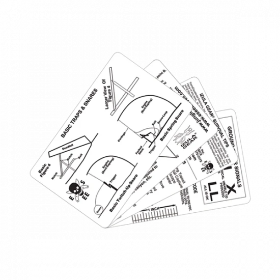 ESEE Izula Gear Survival Card Set SURVCARD View 1