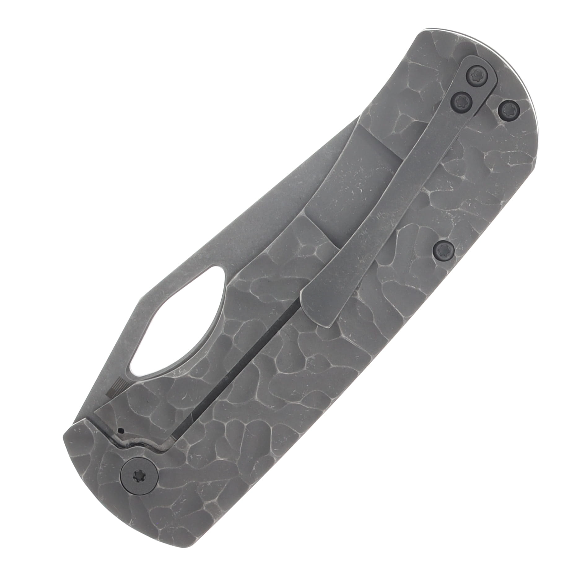 McNees 3.75 Dixon Folding Knife Stonewash Magnacut Stonewash Atomic Rock with Stonewash Hardware MCDIXROCKSWAT View 6