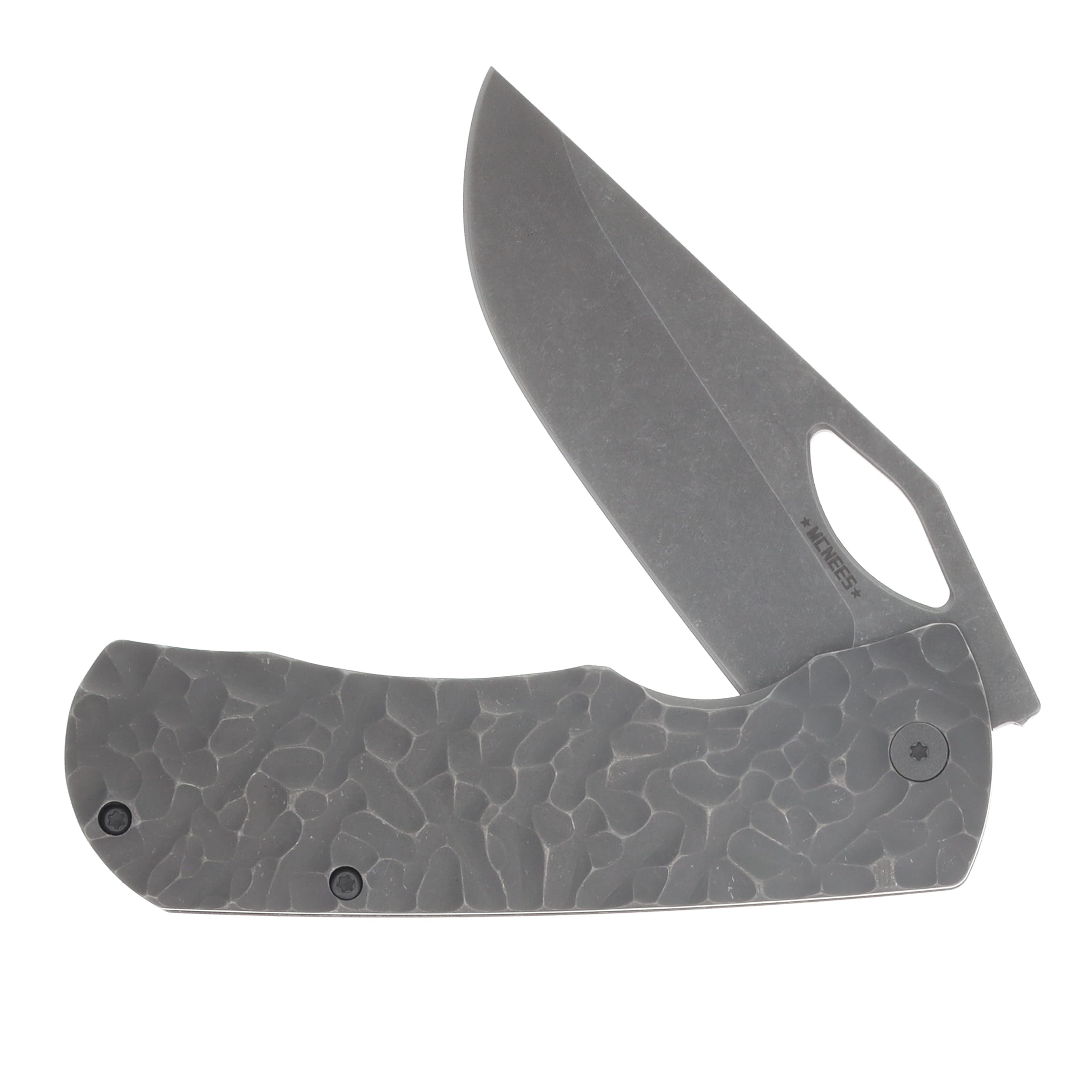 McNees 3.75 Dixon Folding Knife Stonewash Magnacut Stonewash Atomic Rock with Stonewash Hardware MCDIXROCKSWAT View 3