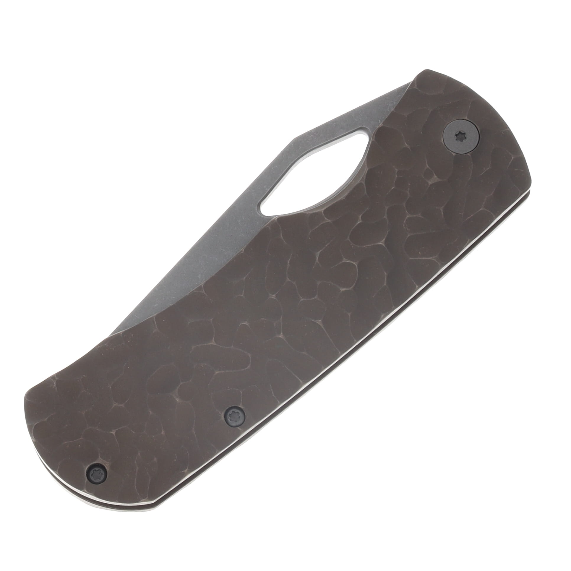McNees 3.75 Dixon Folding Knife Satin Stonewash Magnacut Bronze Atomic Rock with Stonewash Hardware MCDIXROCKBZAT View 5
