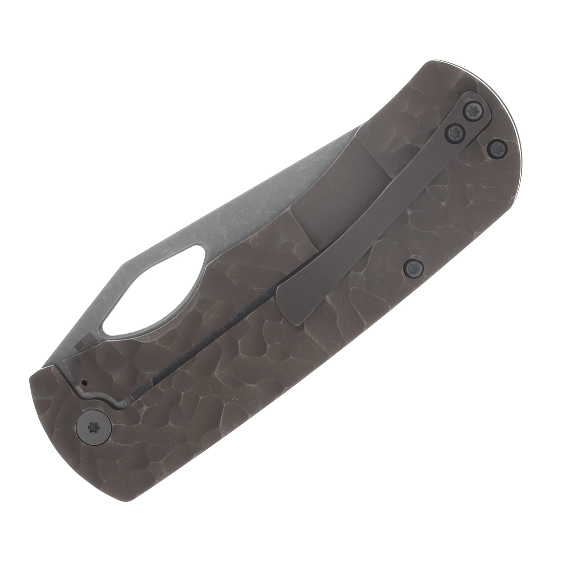 McNees 3.75 Dixon Folding Knife Satin Stonewash Magnacut Bronze Atomic Rock with Stonewash Hardware MCDIXROCKBZAT View 6