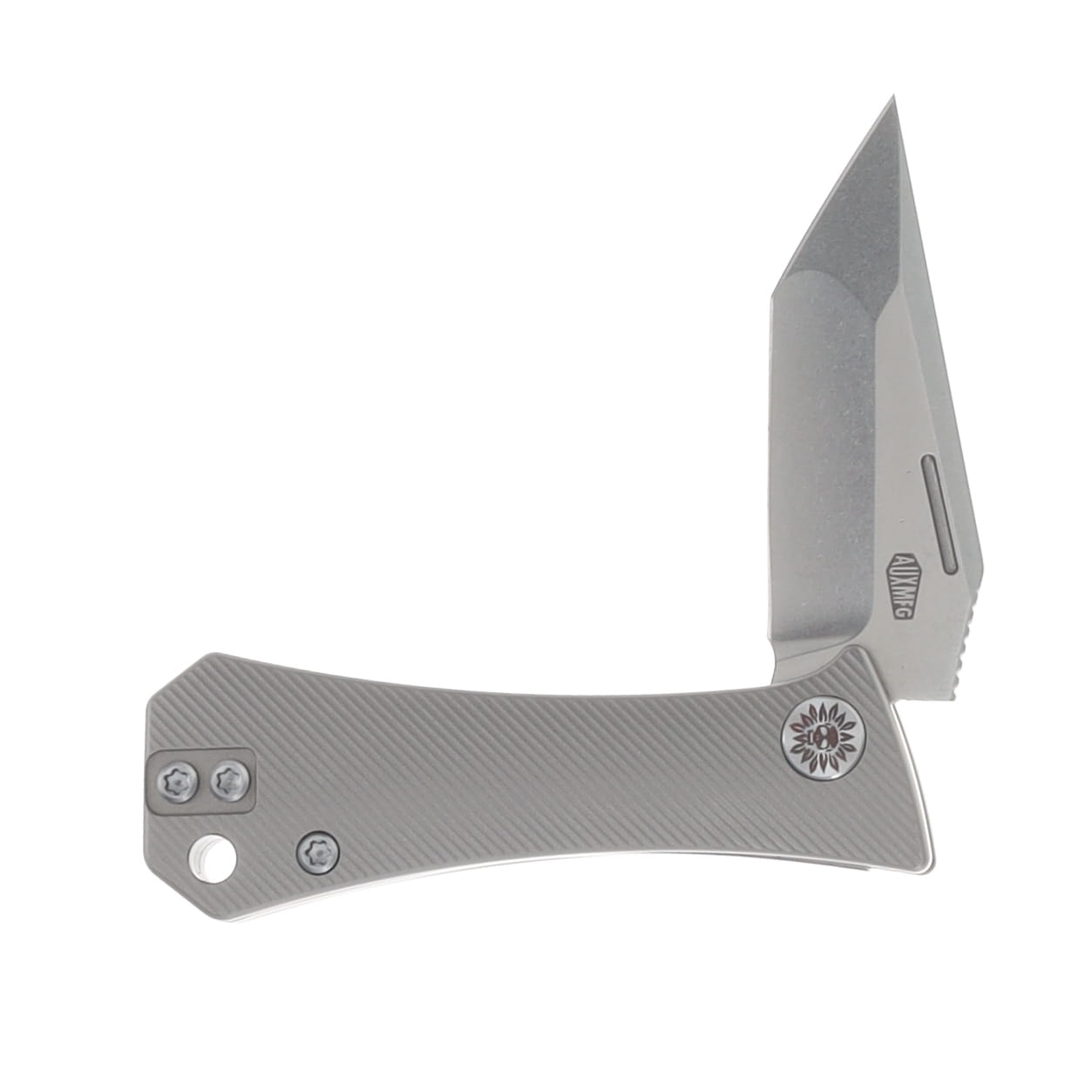 Auxiliary MFG. Coffin Tanto Slipjoint Folder Full Titanium - Production AUX007TNSL View 3