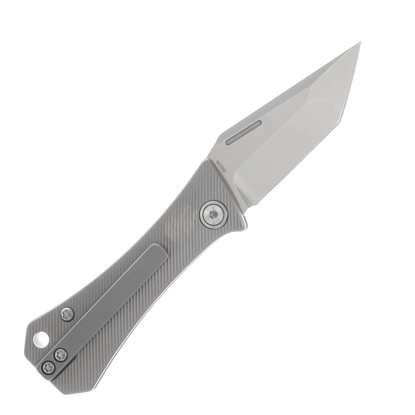 Auxiliary MFG. Coffin Tanto Slipjoint Folder Full Titanium - Production AUX007TNSL View 2