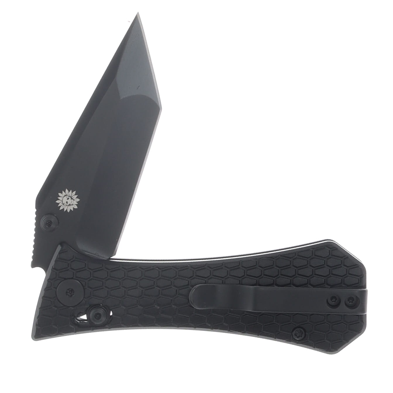 Auxiliary Manufacturing Coffin Tanto Crossbar Folder Black Aluminum - Production AUX008ALTN View 4