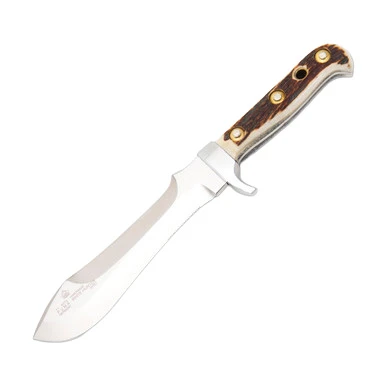 Puma White Hunter Fixed Blade 4116 German Stainless Steel Blade Stag Handle PG116375 View 2