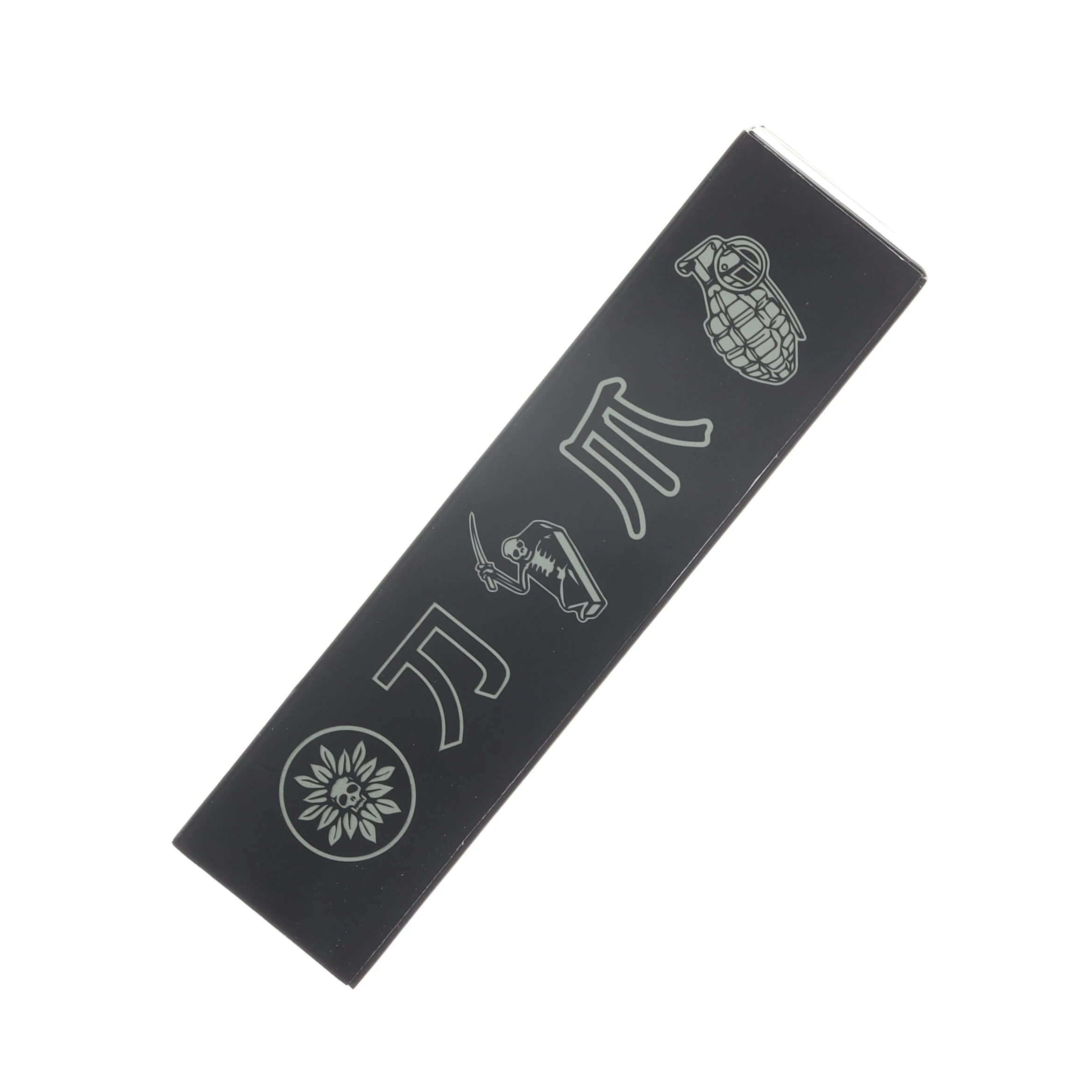 Auxiliary MFG. Coffin Tanto Crossbar Folder Grey Aluminum - Production AUX010GRY View 8
