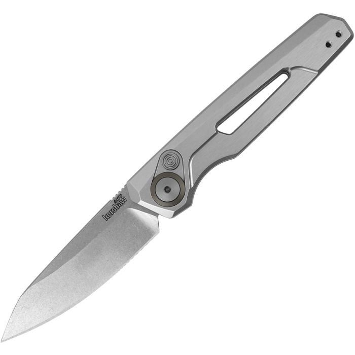 Kershaw Launch 11 Automatic Knife Stonewash Reverse Tanto/Raw Aluminum AUKS7550RAW View 1