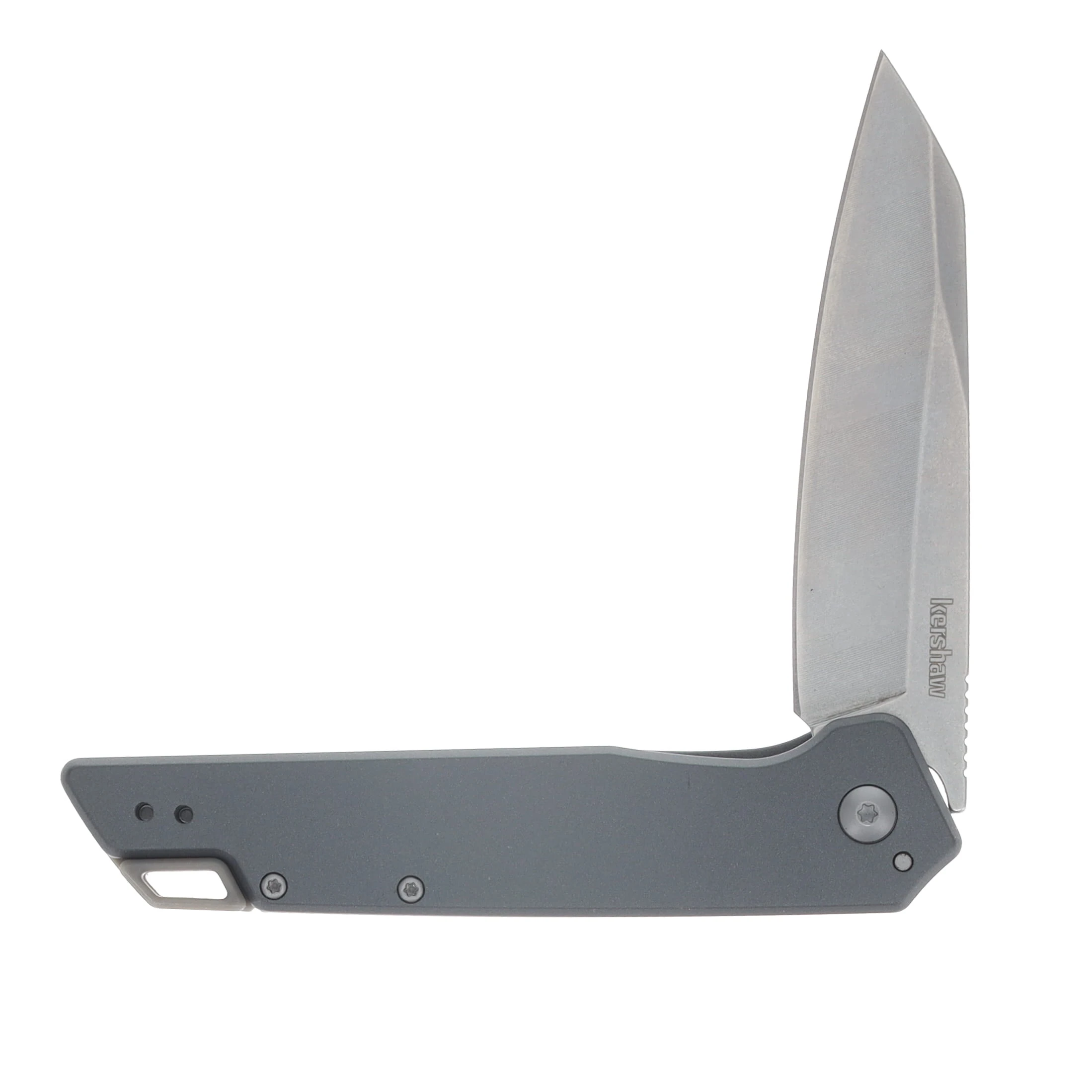 Kershaw Misdirect XL AO Folder Gray Coated SS Handle Stonewashed 4Cr14 Blade KS1441 View 3