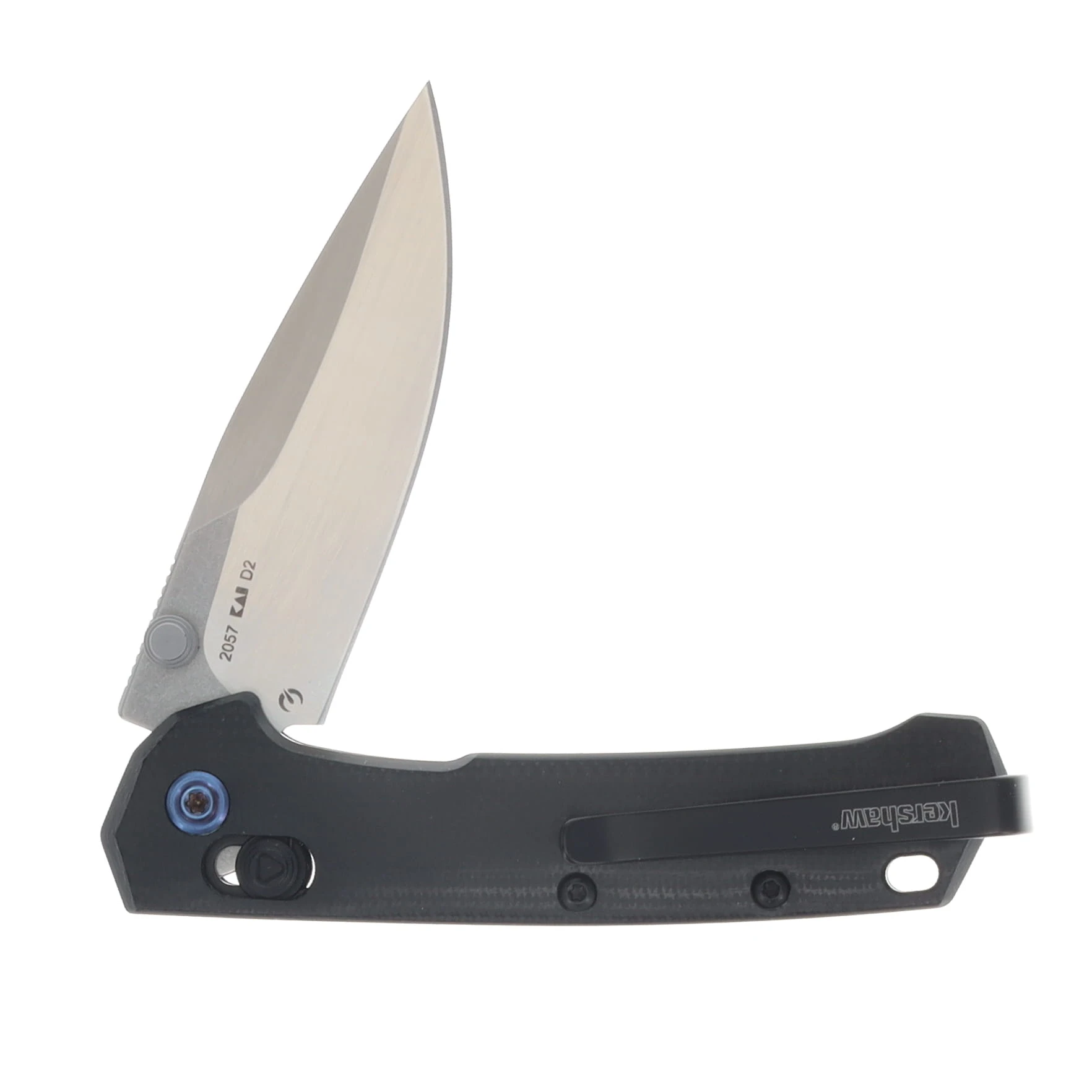 Kershaw Celestion Folding Knife Polished Black G-10 Handle Satin D2 Blade KS2057 View 4