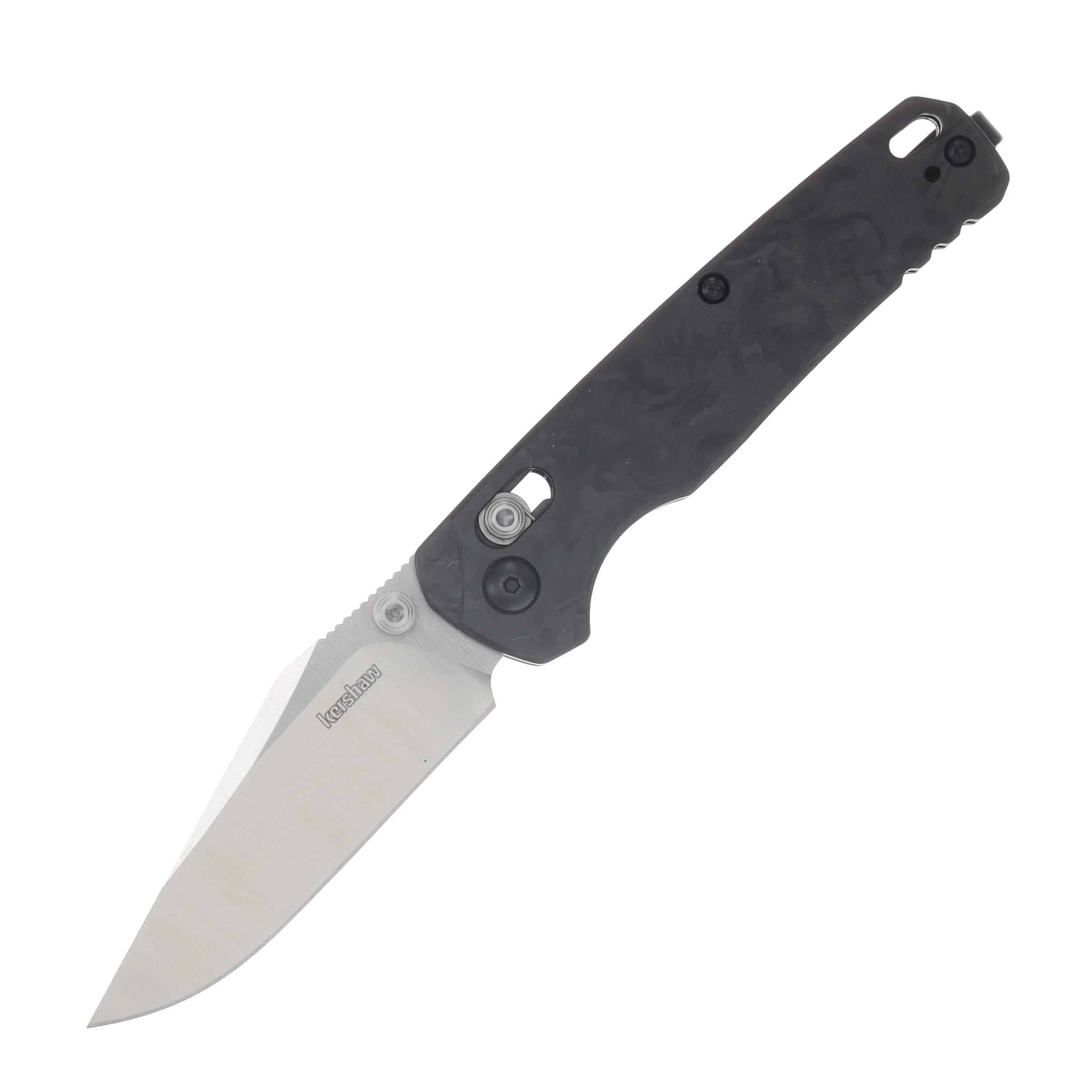 Kershaw Bel Air Folding Knife Carbon Fiber Handle Satin Magnacut Clip Point Blade KS6106CF View 1