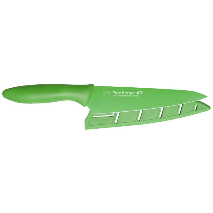 KAI Pure Komachi 2 6in All-Green Utility Knife with Sheath AB5084 View 1