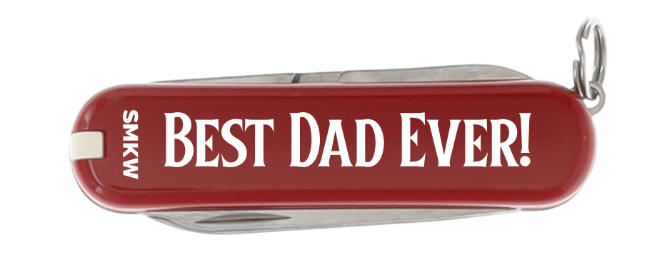 Victorinox SMKW Exclusive Best Dad Ever Classic SD Swiss Army Knife V261206 View 2