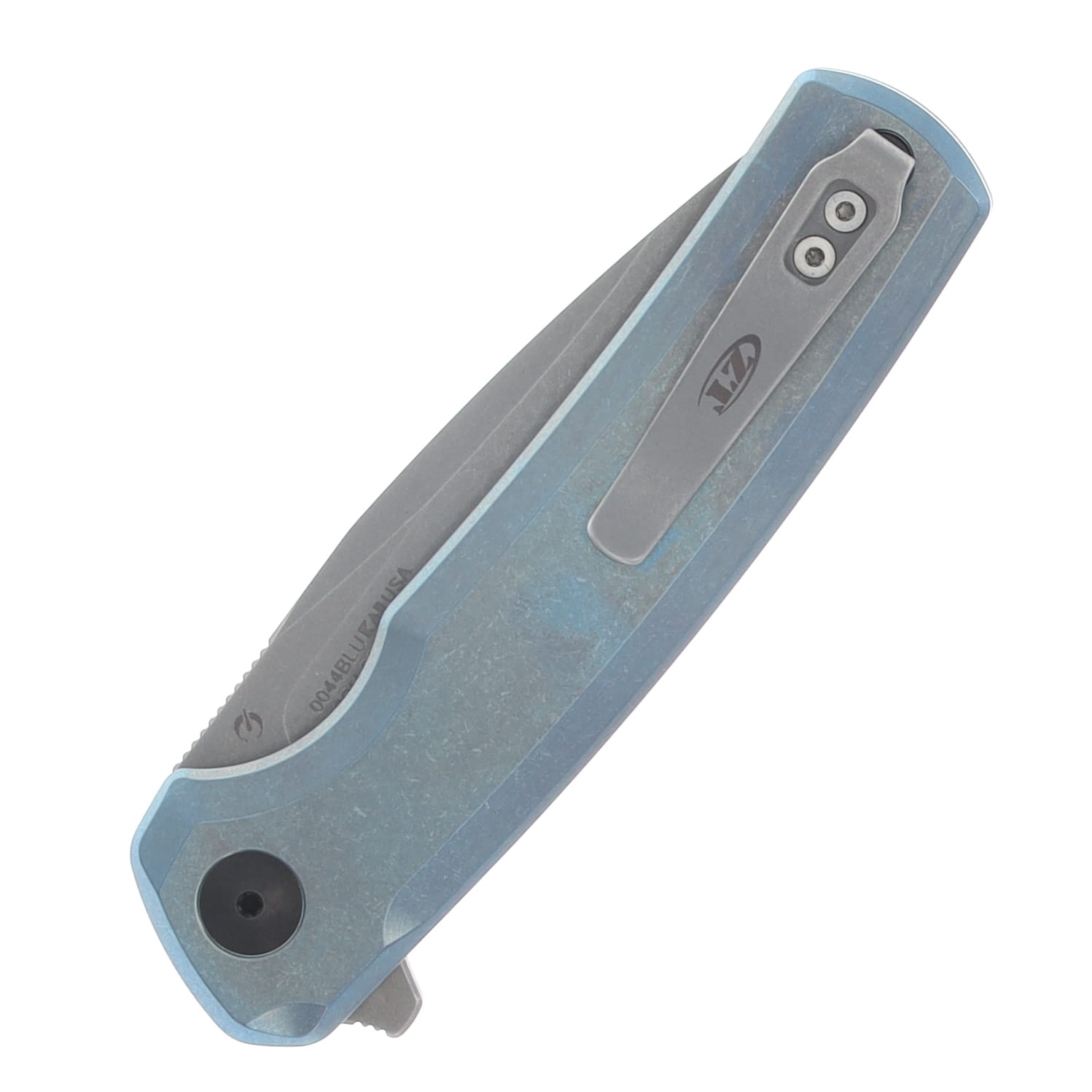 Zero Tolerance Sprint Run 0044 Folding Knife S90V/Blue Anodized  ZT0044BLUTitanium ZT0044BLU View 6