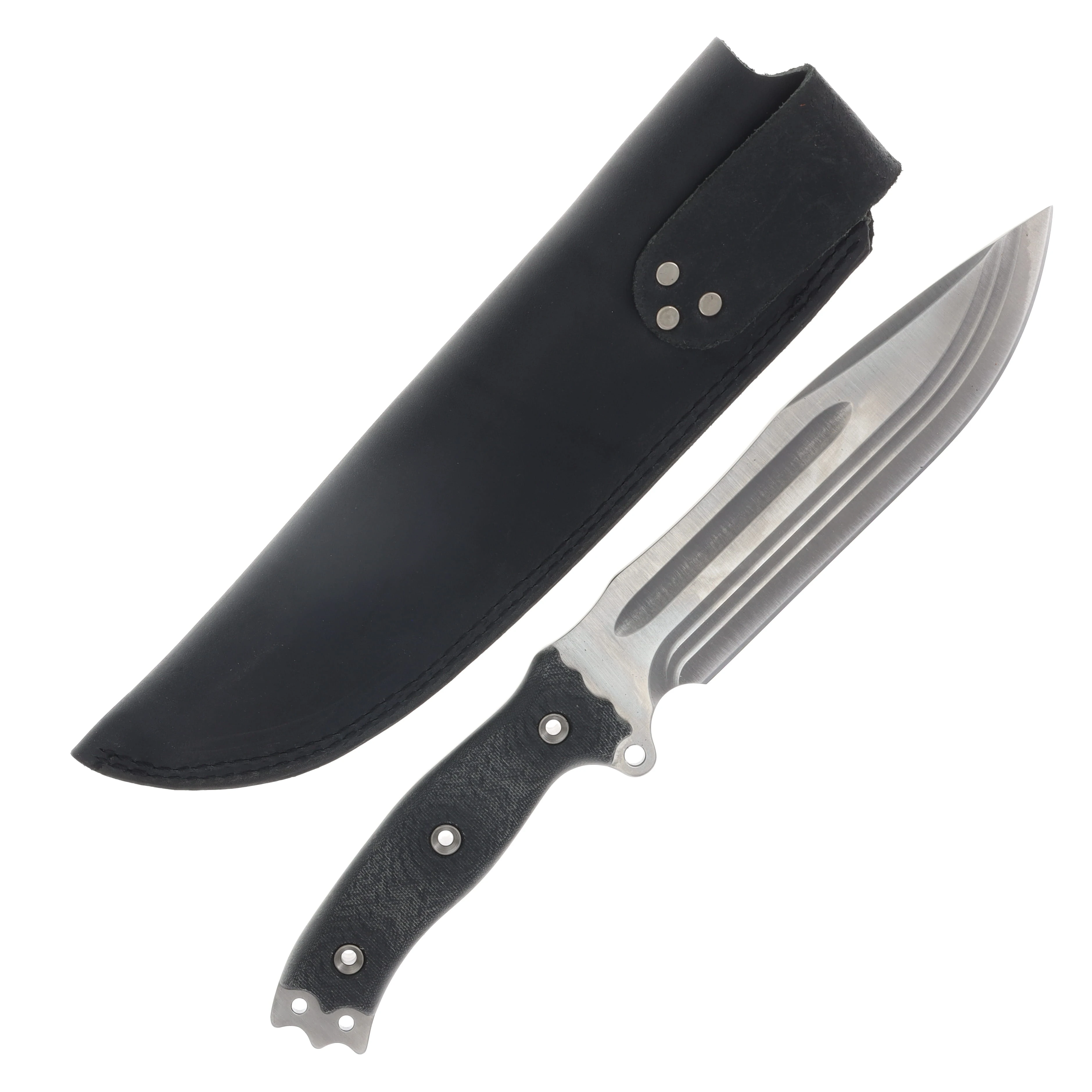 Busse Hell Razor 2 Competition Fixed Blade STNWSH Blade Black Canvas Magnum Handle BKHR2BCM View 2
